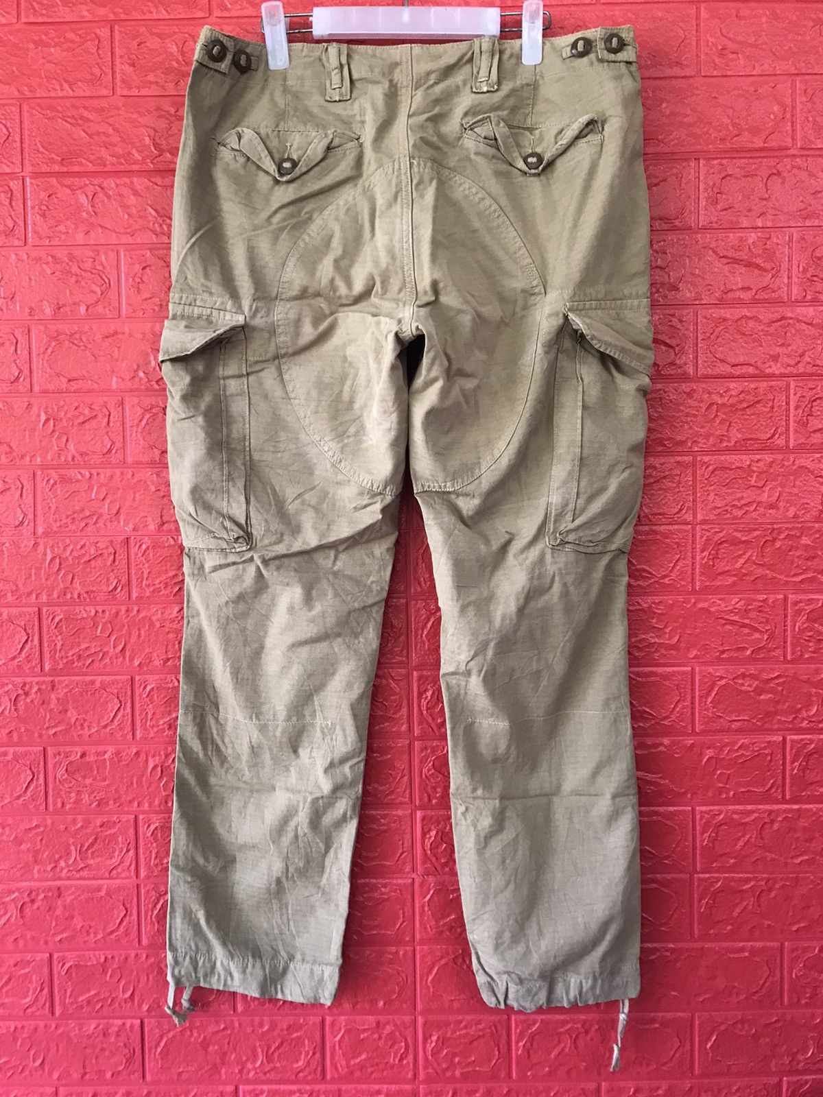 Polo Ralph Lauren × Vintage Polo Ralph Lauren Trousers Man’s Combat Tactical Cargo Pant Size US 36 / EU 52 - 2 Thumbnail