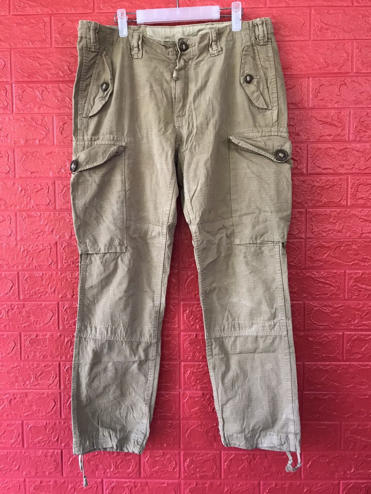 Polo Ralph Lauren × Vintage Polo Ralph Lauren Trousers Man’s Combat Tactical Cargo Pant Size US 36 / EU 52 - 1 Thumbnail