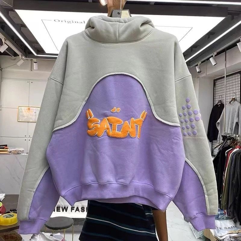Japanese Brand Three-dimensional foam Saint hoodie Size US XL / EU 56 / 4 - 1 Thumbnail