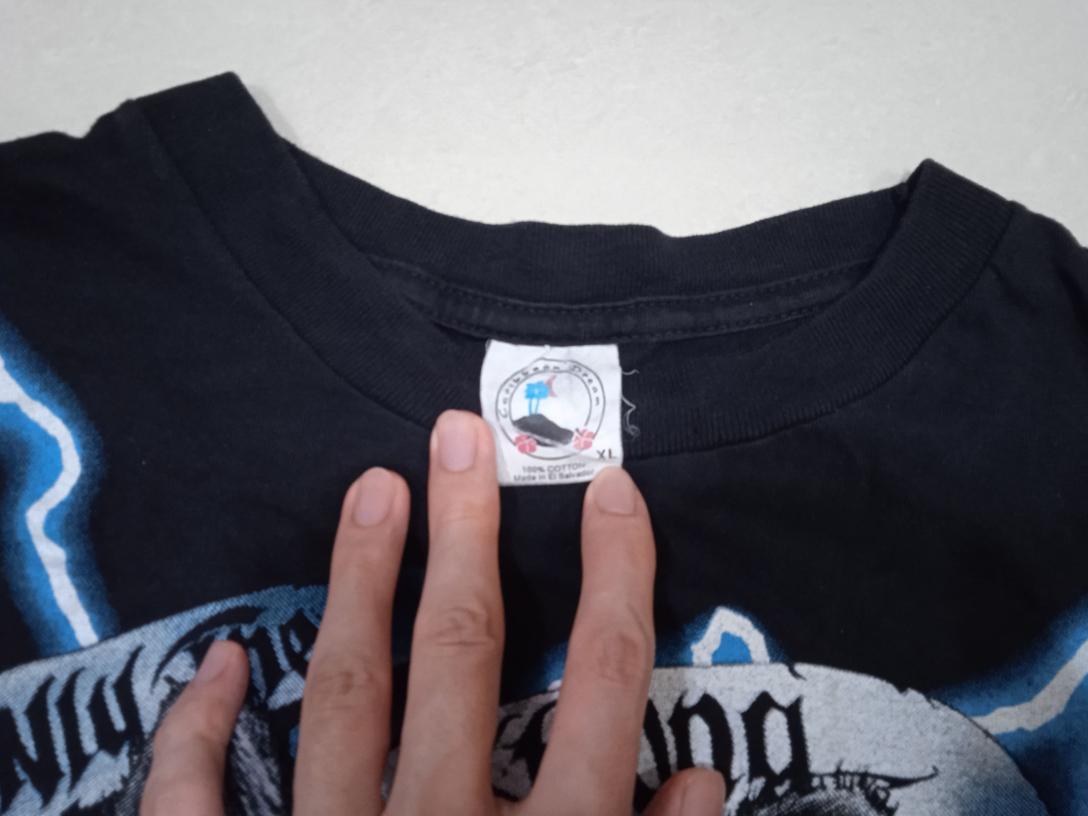 Other Vintage 90s American Thunder Wolf T-Shirt Size US XL / EU 56 / 4 - 3 Thumbnail