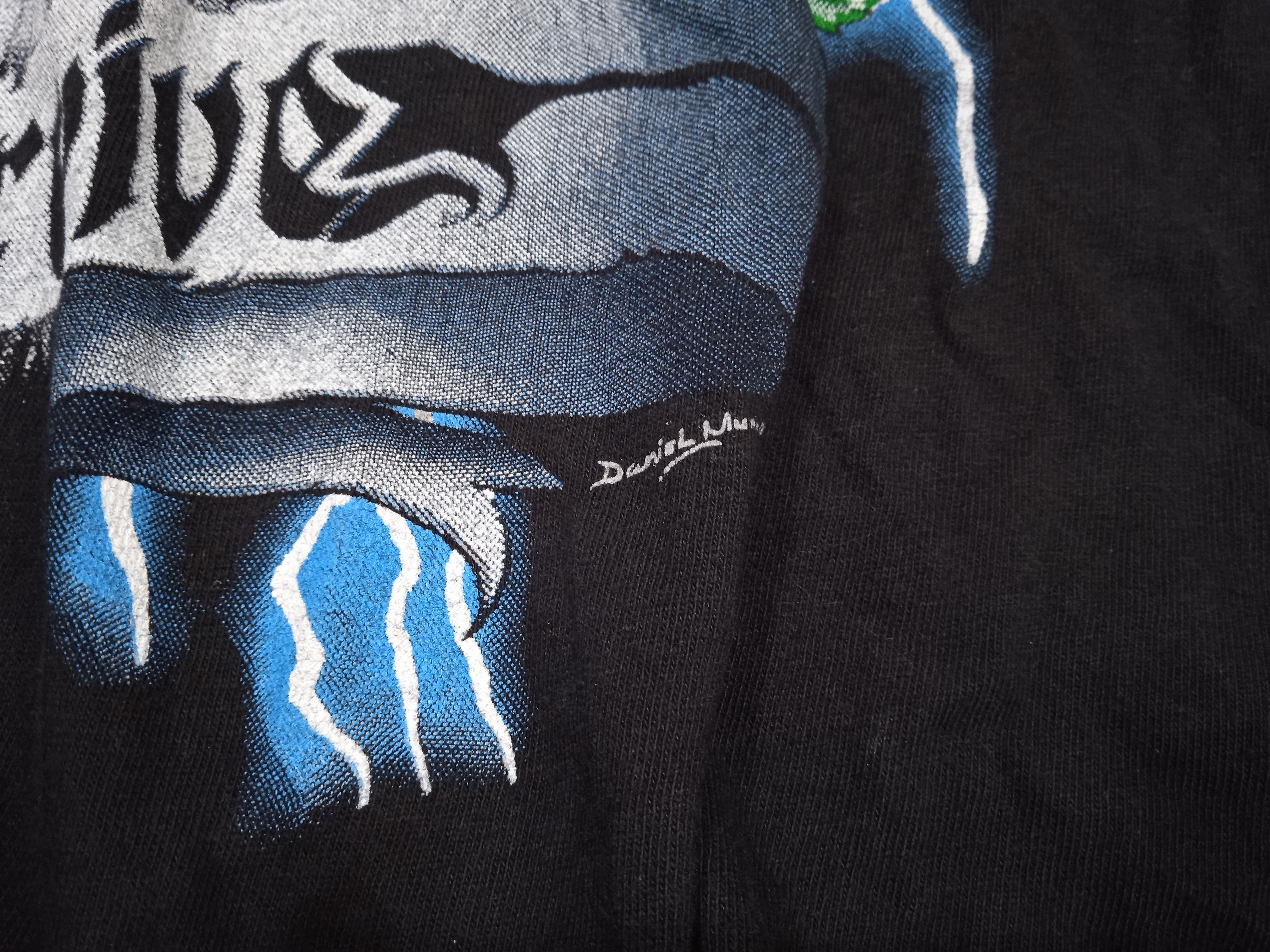 Other Vintage 90s American Thunder Wolf T-Shirt Size US XL / EU 56 / 4 - 4 Thumbnail