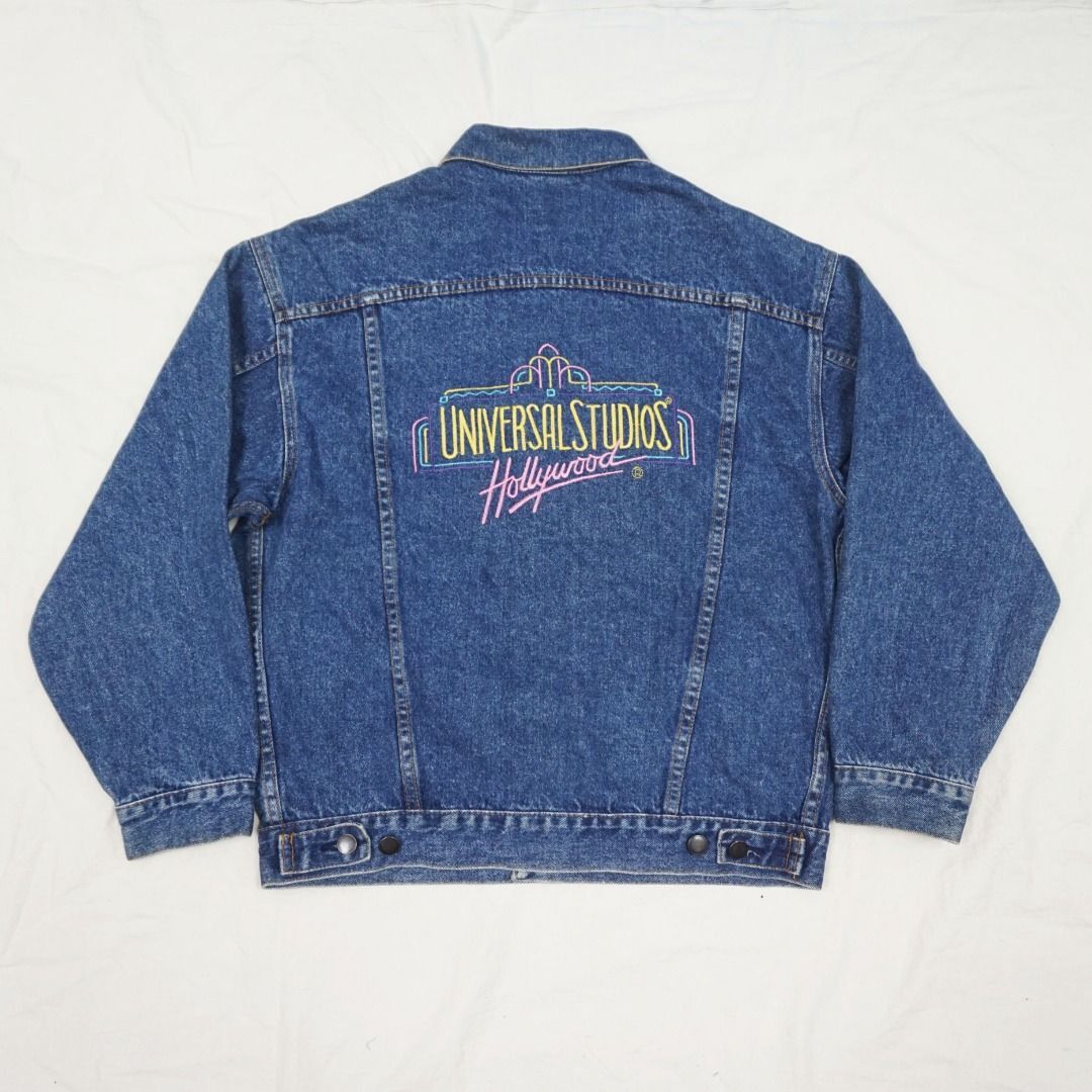 Universal Studios × Vintage 90's Universal Studios Hollywood Denim Jacket Size US S / EU 44-46 / 1 - 1 Thumbnail
