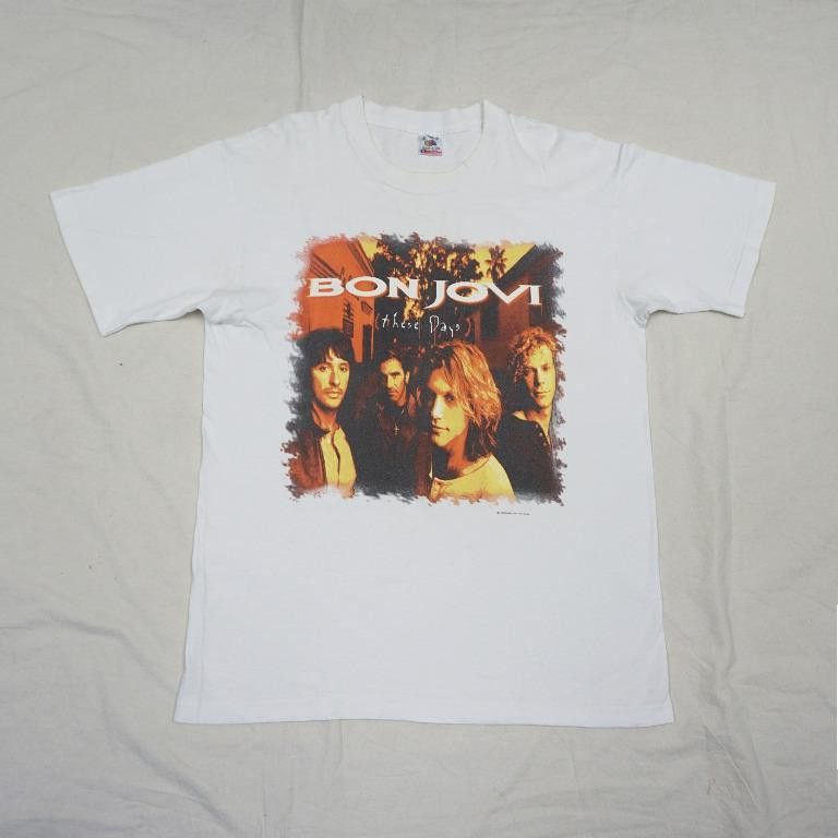 Band Tees × Bon Jovi × Vintage 1995 Bon Jovi "These Days Tour" T-Shirt MADE IN USA Size US L / EU 52-54 / 3 - 1 Thumbnail