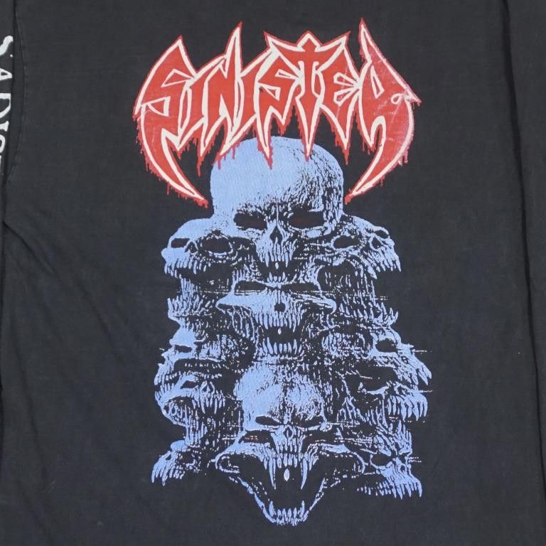 Band Tees × Vintage 90's Sinister "Diabolical Summoning" L/S Shirt Size US L / EU 52-54 / 3 - 5 Thumbnail