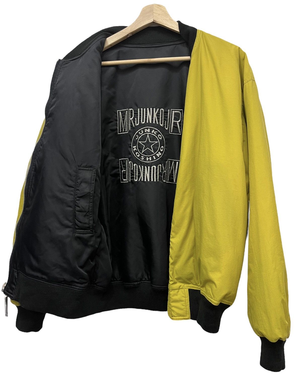Mr. Junko × Vintage VTG MR.JUNKO KOSHINO x JUNKO JR Reversible Bomber Jacket Size US M / EU 48-50 / 2 - 11 Thumbnail