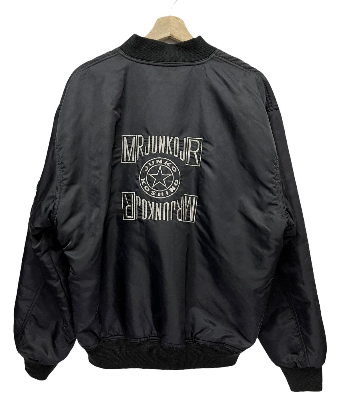 Mr. Junko × Vintage VTG MR.JUNKO KOSHINO x JUNKO JR Reversible Bomber Jacket Size US M / EU 48-50 / 2 - 2 Thumbnail
