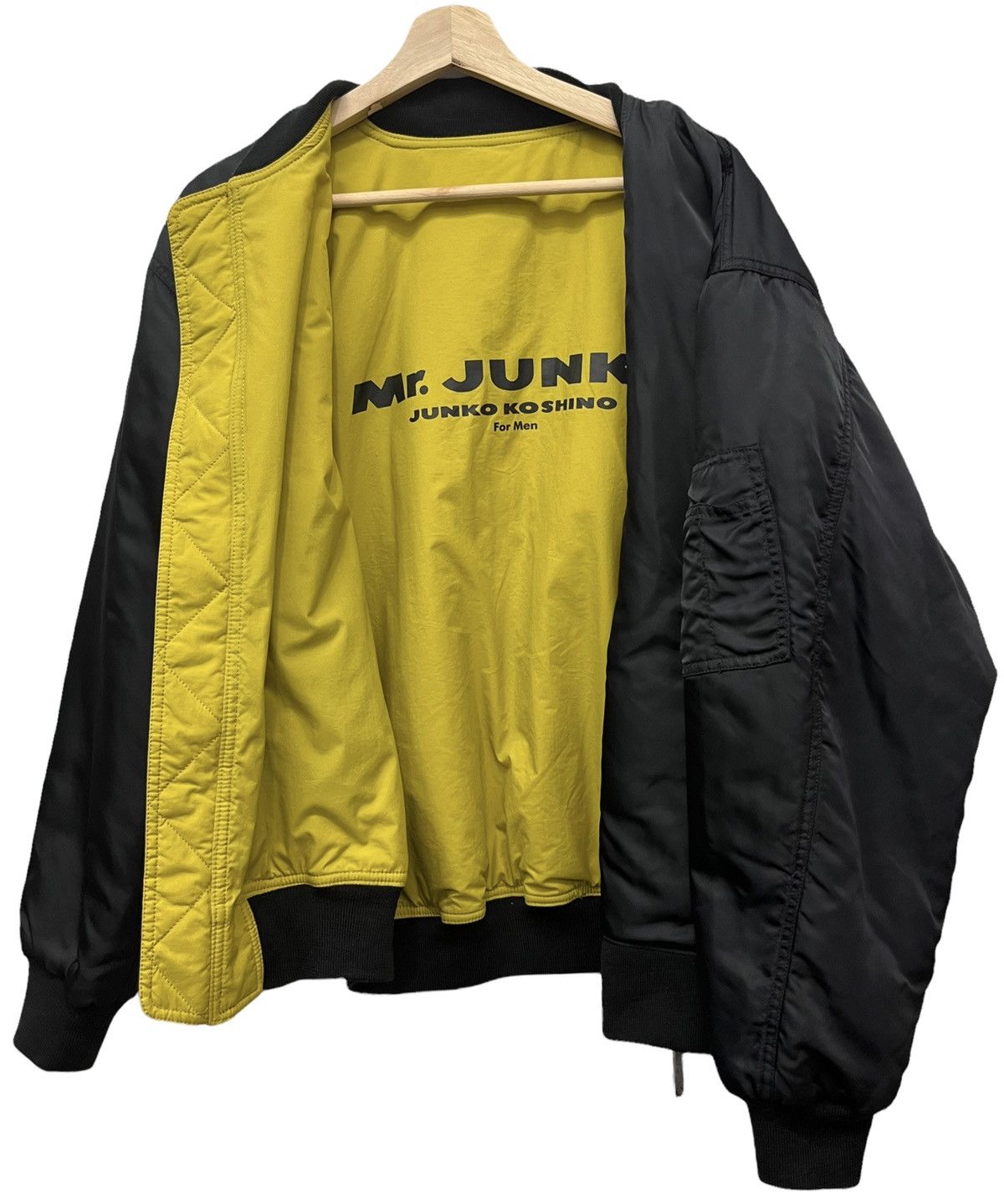 Mr. Junko × Vintage VTG MR.JUNKO KOSHINO x JUNKO JR Reversible Bomber Jacket Size US M / EU 48-50 / 2 - 10 Thumbnail