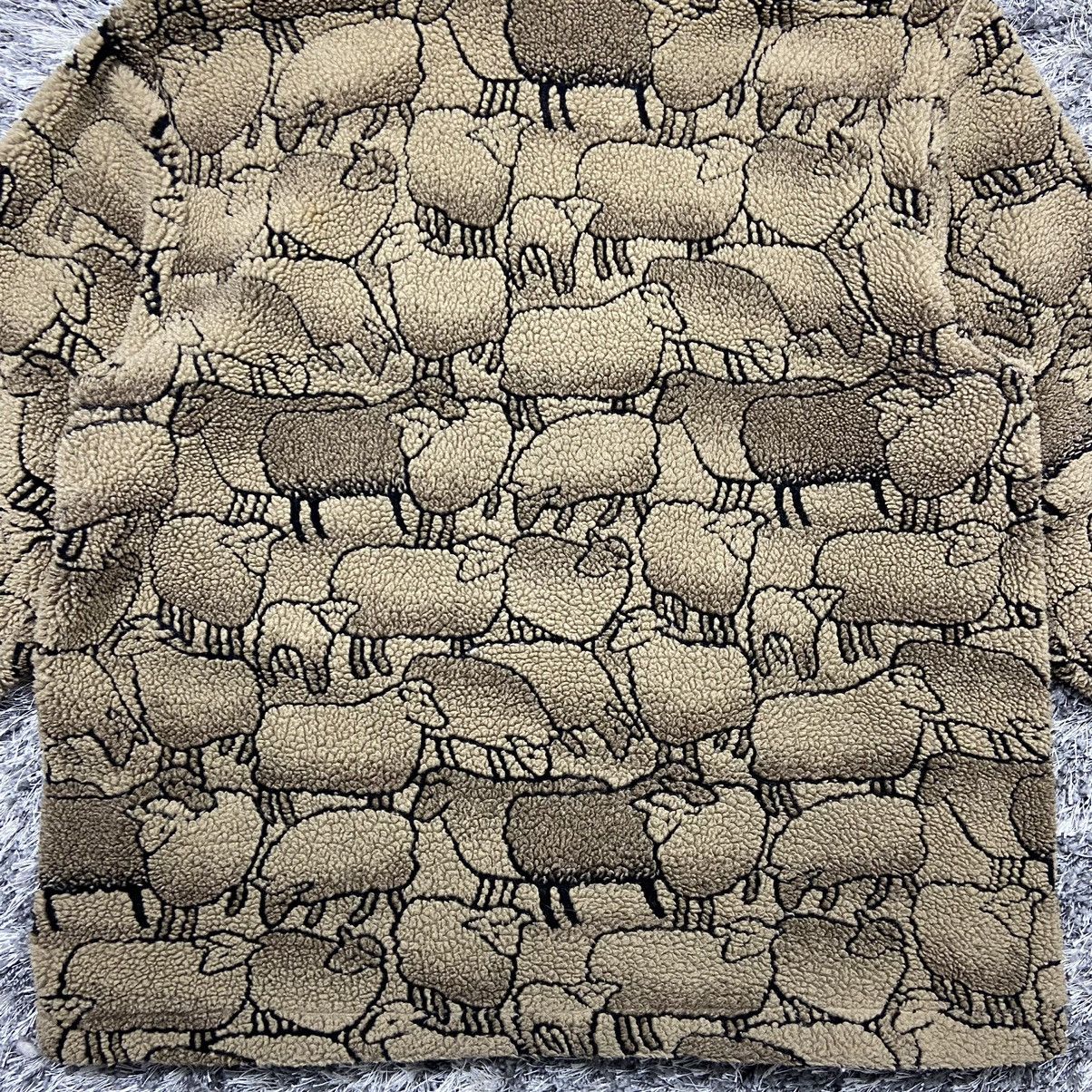 Orvis ORVIS CUTE SHEEPS OVER KNITTED RARE SHERPA JACKET - № 2096 Size US L / EU 52-54 / 3 - 6 Thumbnail