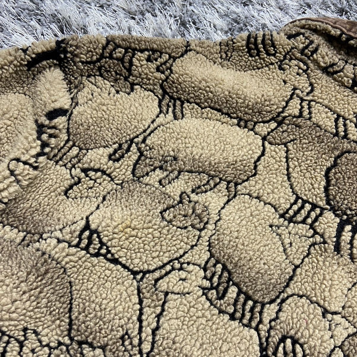 Orvis ORVIS CUTE SHEEPS OVER KNITTED RARE SHERPA JACKET - № 2096 Size US L / EU 52-54 / 3 - 12 Thumbnail