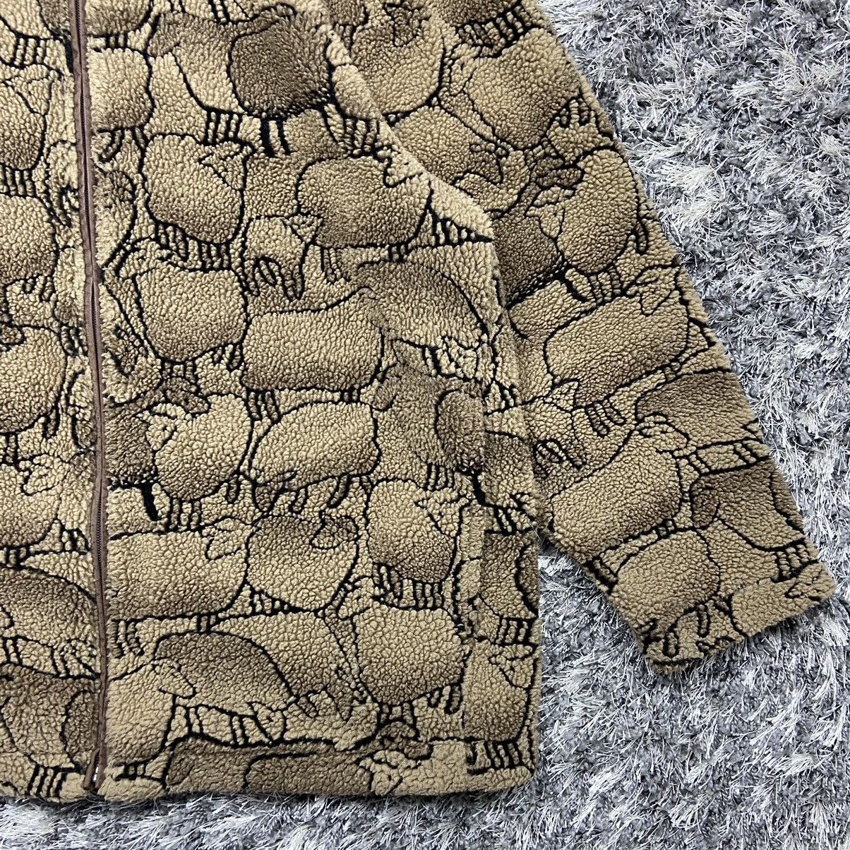 Orvis ORVIS CUTE SHEEPS OVER KNITTED RARE SHERPA JACKET - № 2096 Size US L / EU 52-54 / 3 - 3 Thumbnail