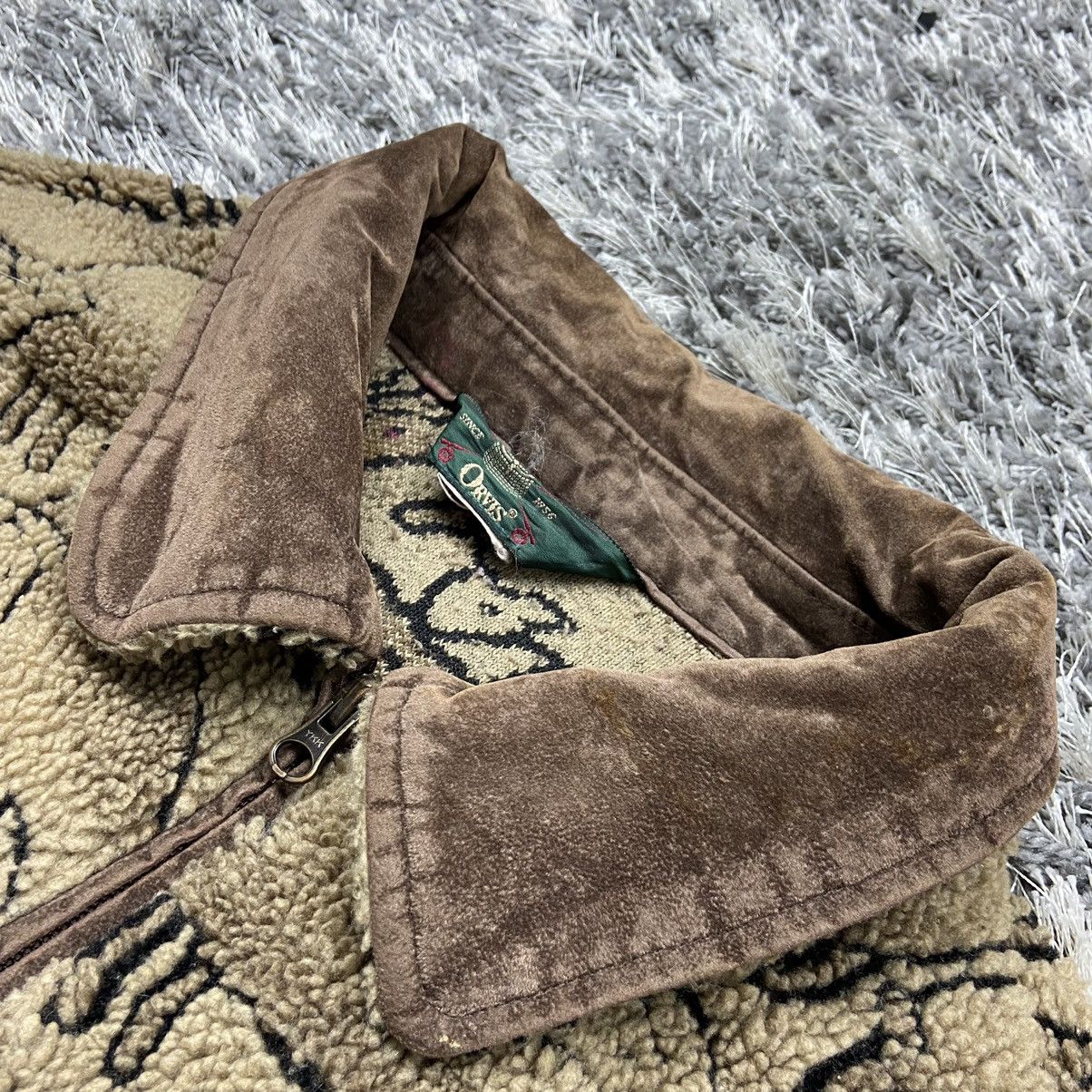 Orvis ORVIS CUTE SHEEPS OVER KNITTED RARE SHERPA JACKET - № 2096 Size US L / EU 52-54 / 3 - 8 Thumbnail
