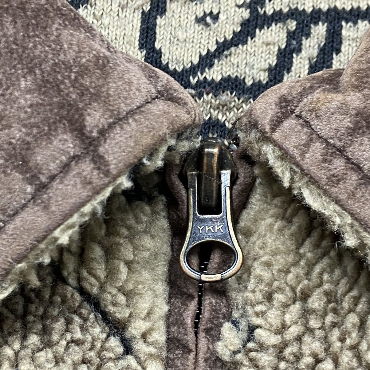 Orvis ORVIS CUTE SHEEPS OVER KNITTED RARE SHERPA JACKET - № 2096 Size US L / EU 52-54 / 3 - 10 Thumbnail