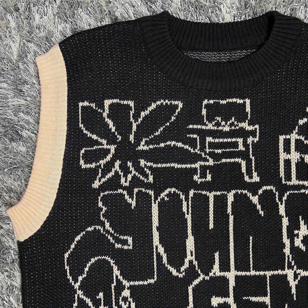 Handmade LIKE GOSHA RUBCHINSKIY UKRAINE YOUNG FEN BRAND KNITTED VEST Size US L / EU 52-54 / 3 - 2 Thumbnail