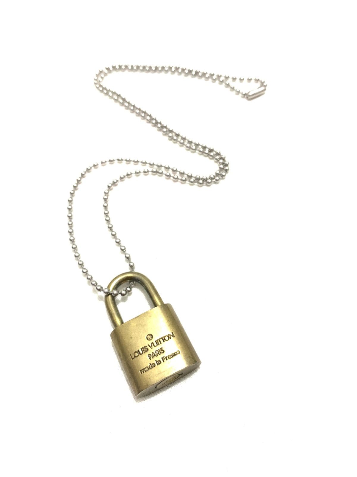Designer Lv padlock necklace sid vicious style Size ONE SIZE - 1 Thumbnail