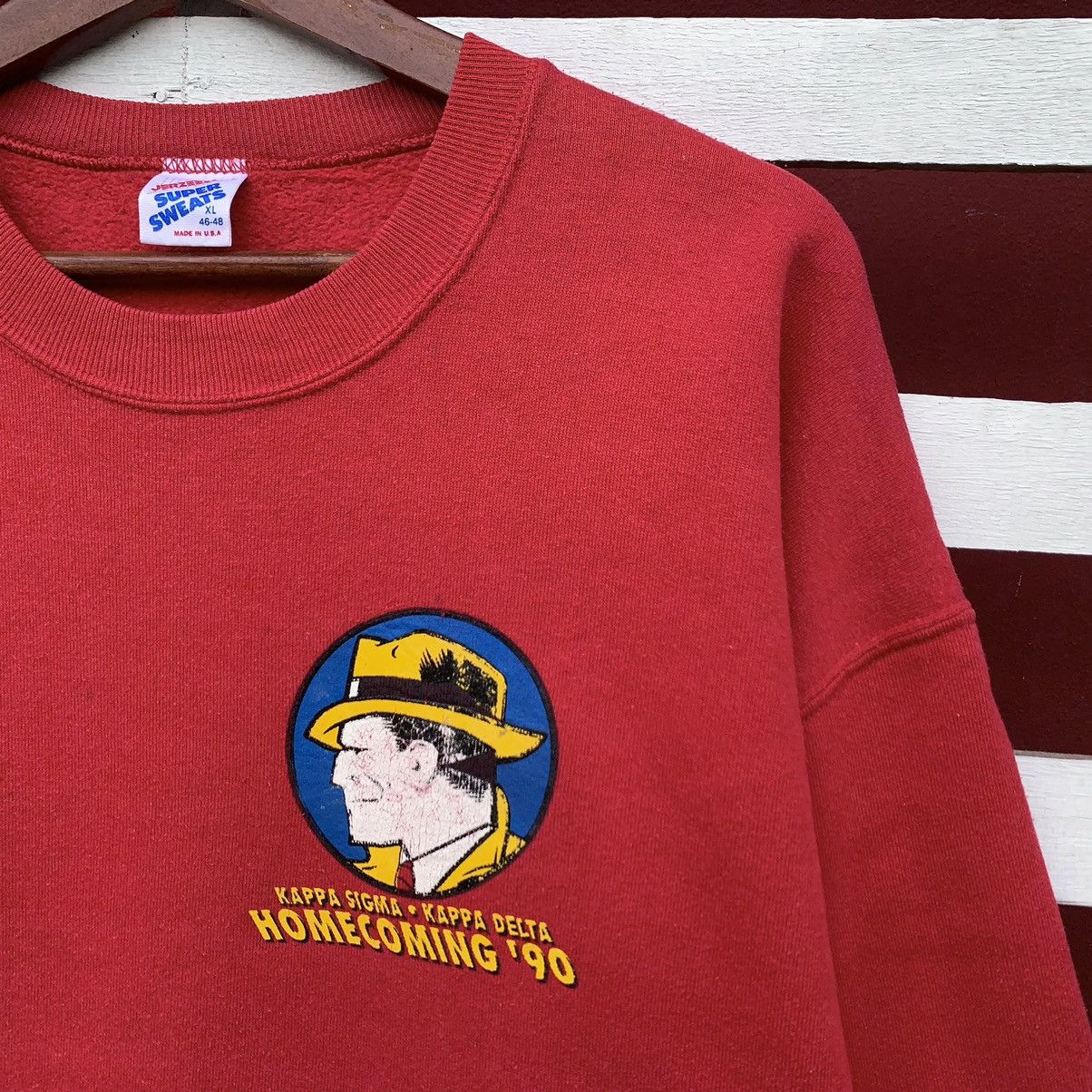 Delta Vintage 90s Jerzees Sigma Kappa Delta Sweatshirt Size US L / EU 52-54 / 3 - 4 Thumbnail
