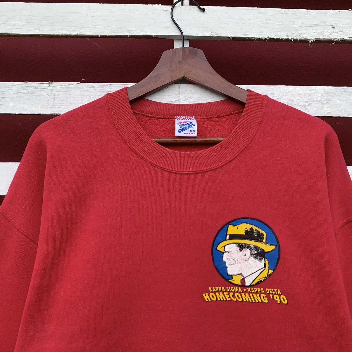 Delta Vintage 90s Jerzees Sigma Kappa Delta Sweatshirt Size US L / EU 52-54 / 3 - 3 Thumbnail