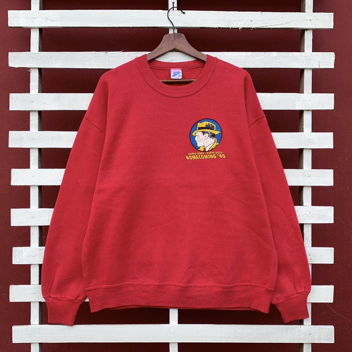 Delta Vintage 90s Jerzees Sigma Kappa Delta Sweatshirt Size US L / EU 52-54 / 3 - 1 Thumbnail