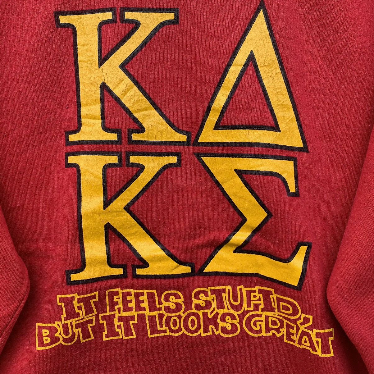 Delta Vintage 90s Jerzees Sigma Kappa Delta Sweatshirt Size US L / EU 52-54 / 3 - 5 Thumbnail