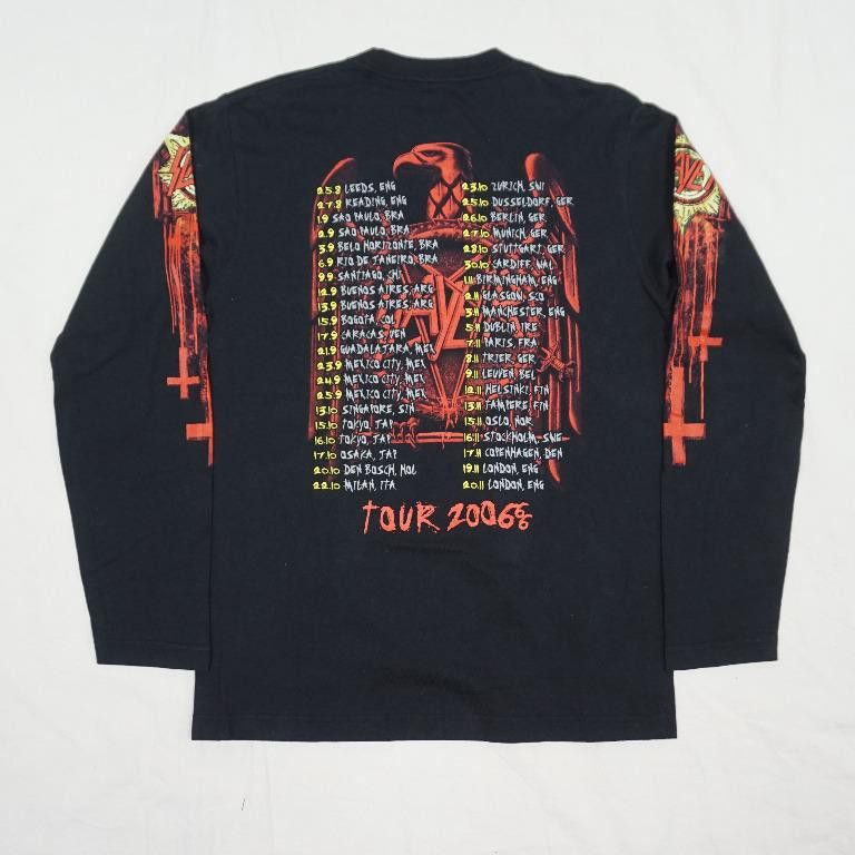Band Tees × Slayer × Vintage 2006 Slayer Tour L/S Shirt Size US M / EU 48-50 / 2 - 4 Thumbnail