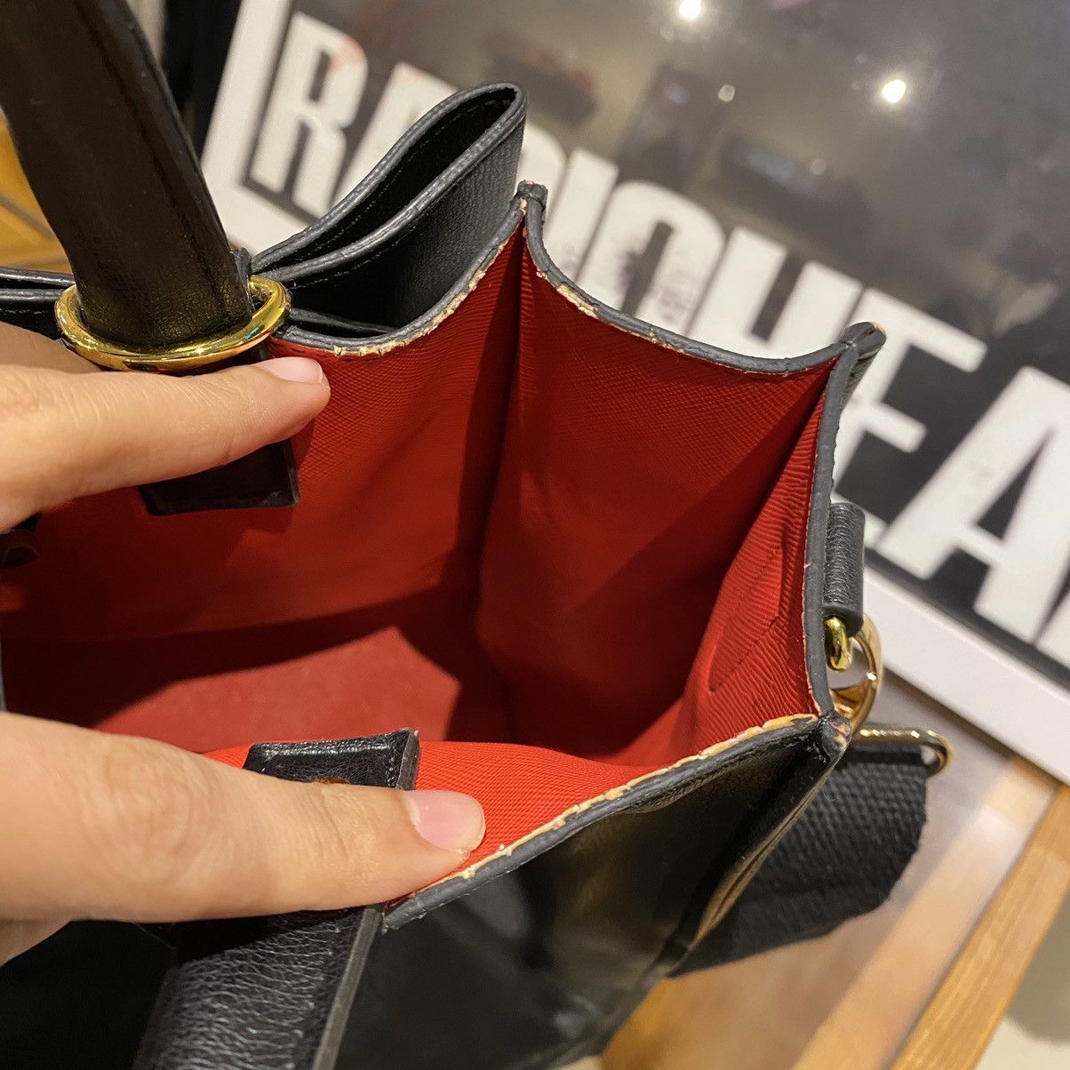 Anna Sui × Japanese Brand RARE‼️Dolly Girl Anna Sui Leather Handle Bags Size ONE SIZE - 7 Thumbnail