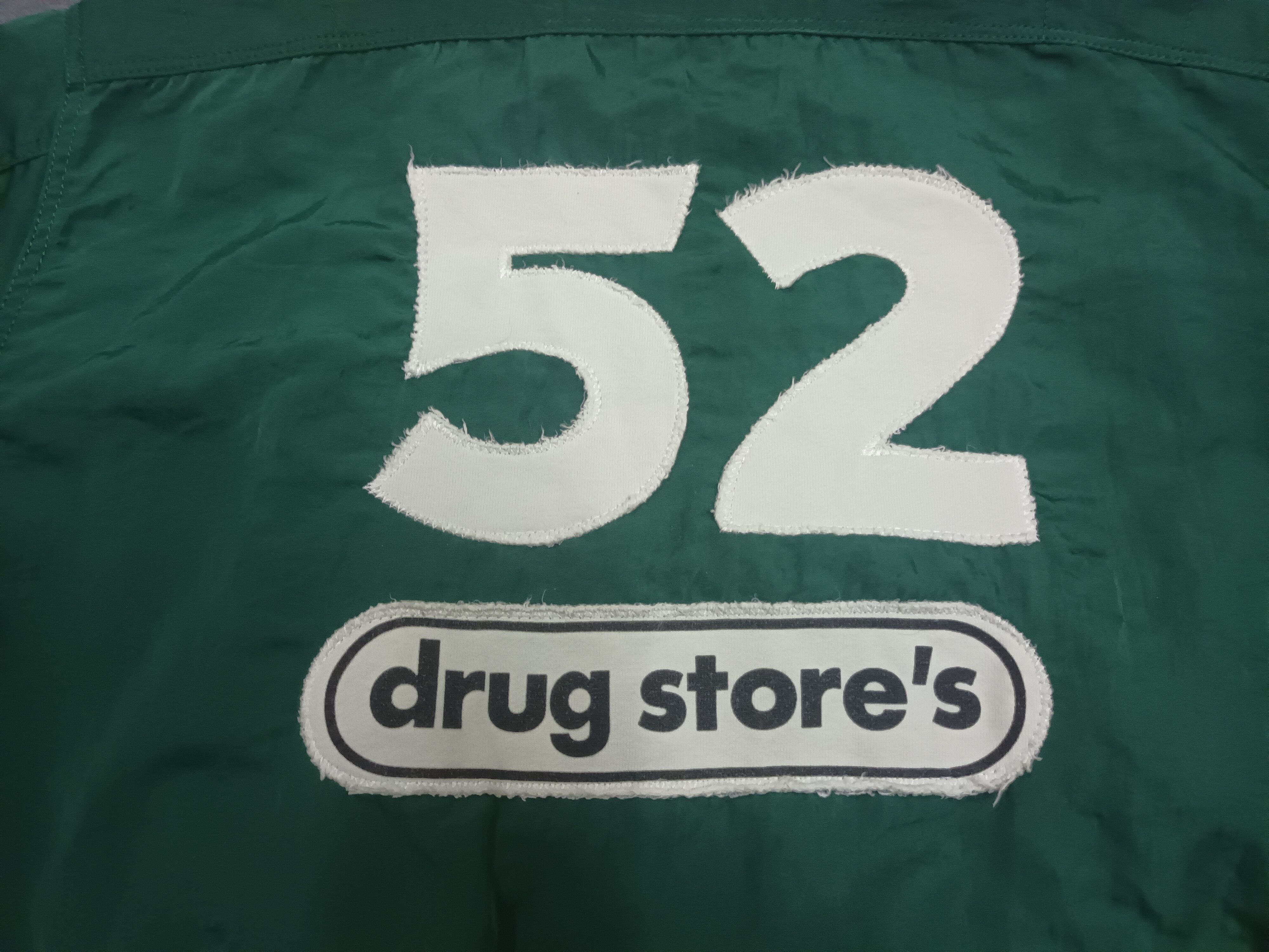 Japanese Brand 🔥 DRUG STORE'S REVERSIBLE BUTTON UP VARSITY JACKET 🔥 Size US XL / EU 56 / 4 - 8 Thumbnail