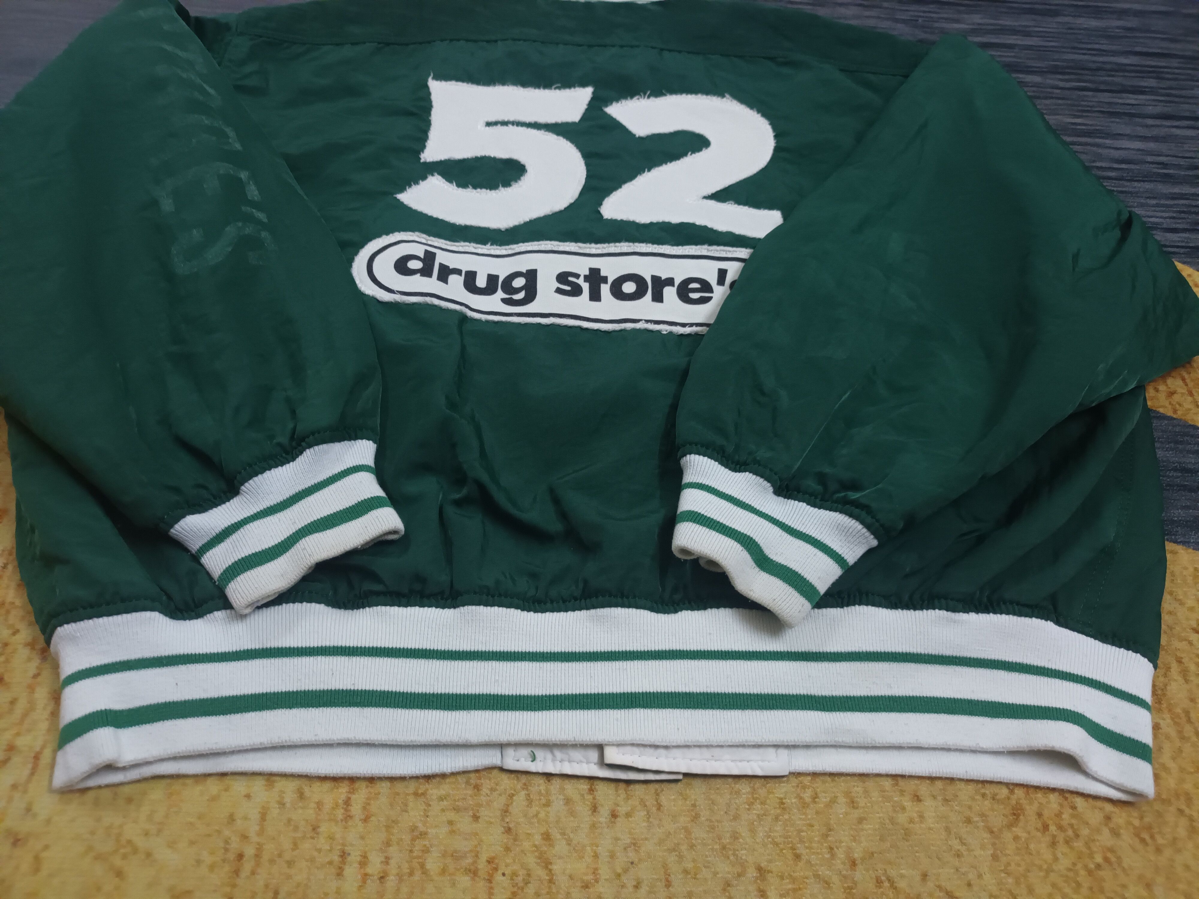 Japanese Brand 🔥 DRUG STORE'S REVERSIBLE BUTTON UP VARSITY JACKET 🔥 Size US XL / EU 56 / 4 - 7 Thumbnail