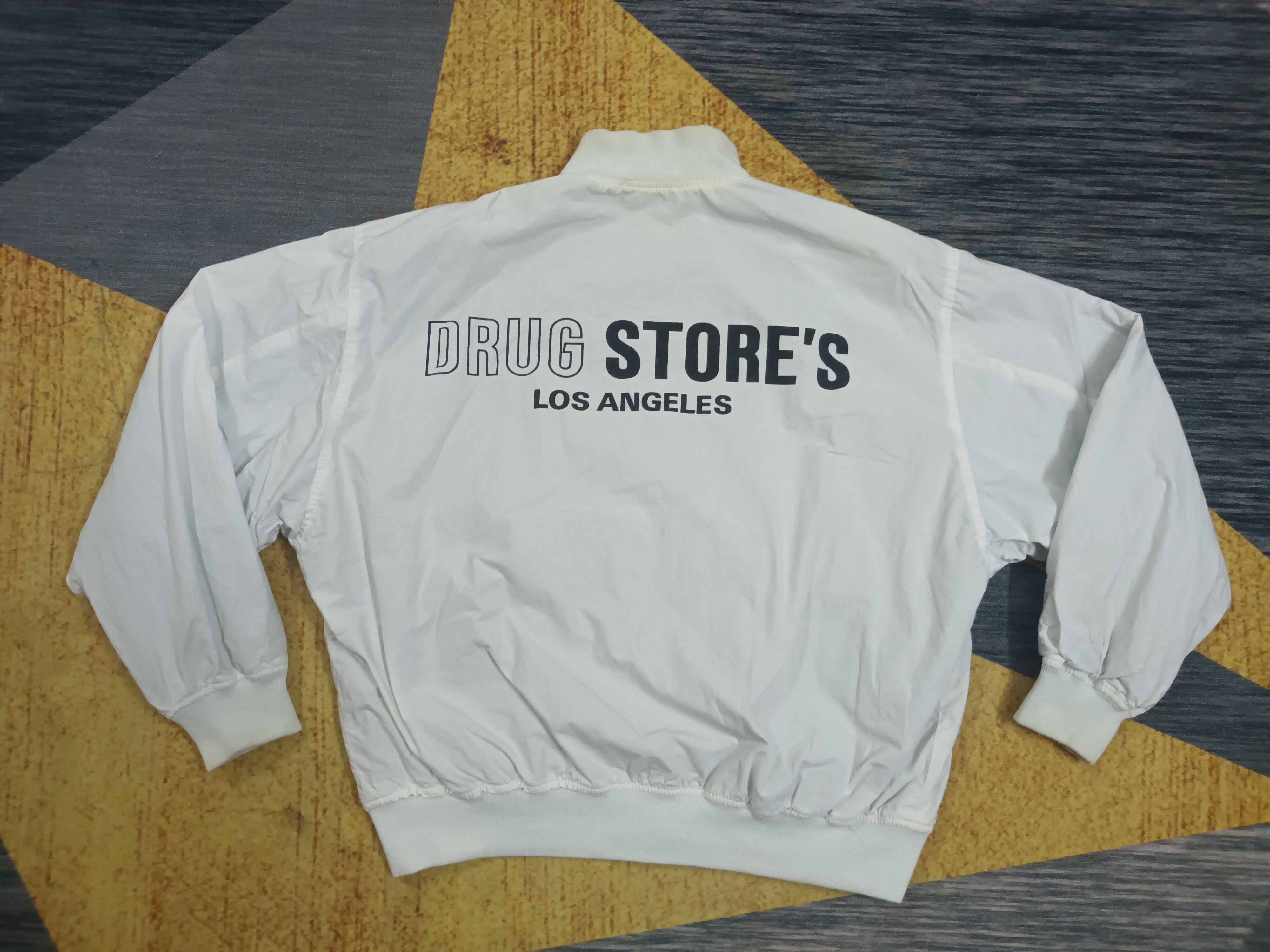 Japanese Brand 🔥 DRUG STORE'S REVERSIBLE BUTTON UP VARSITY JACKET 🔥 Size US XL / EU 56 / 4 - 4 Thumbnail