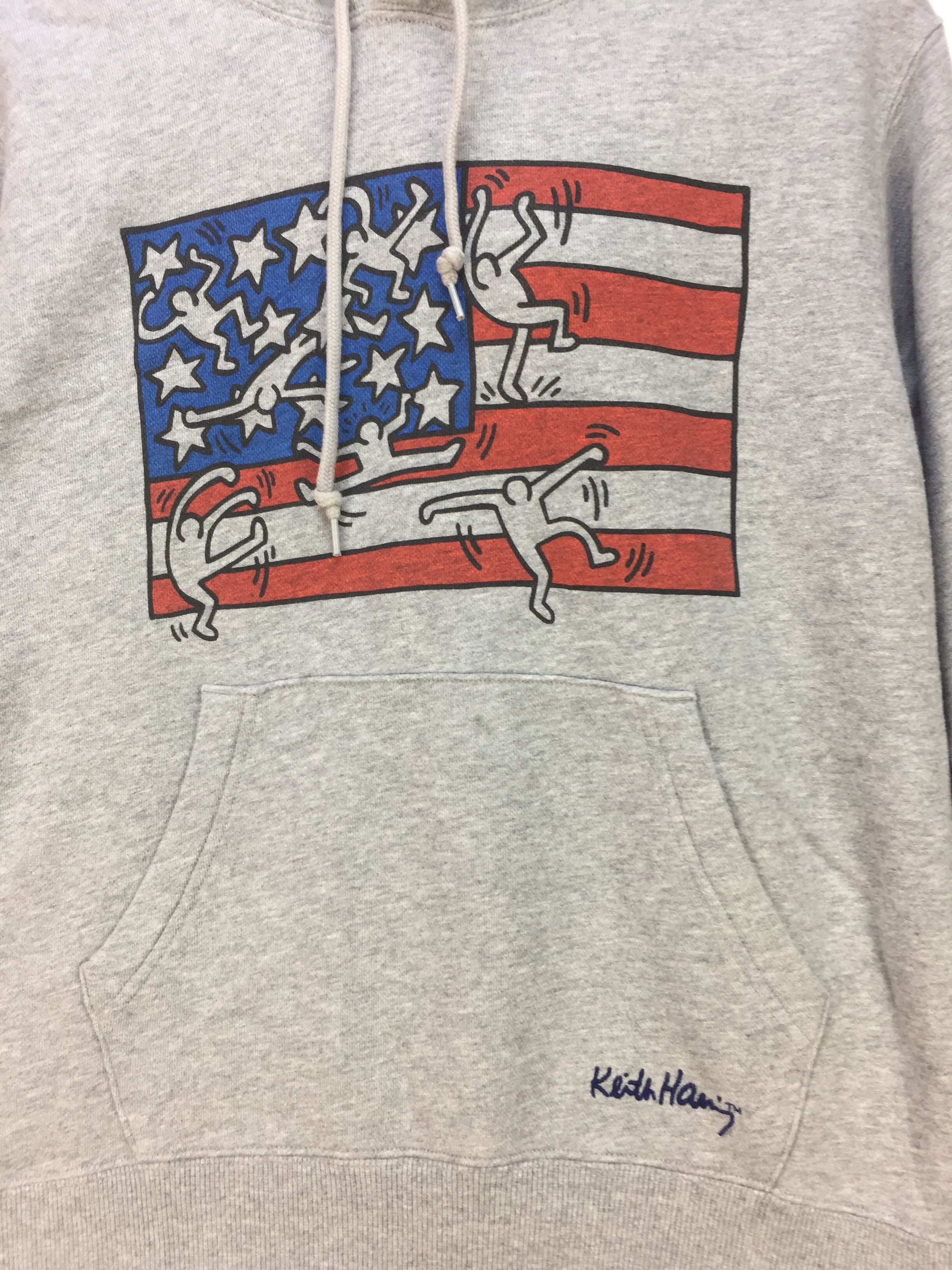 Keith Haring KEITH HARING X UNIQLO AMERICAN FLAG POP ART HOODIE Size US S / EU 44-46 / 1 - 2 Thumbnail