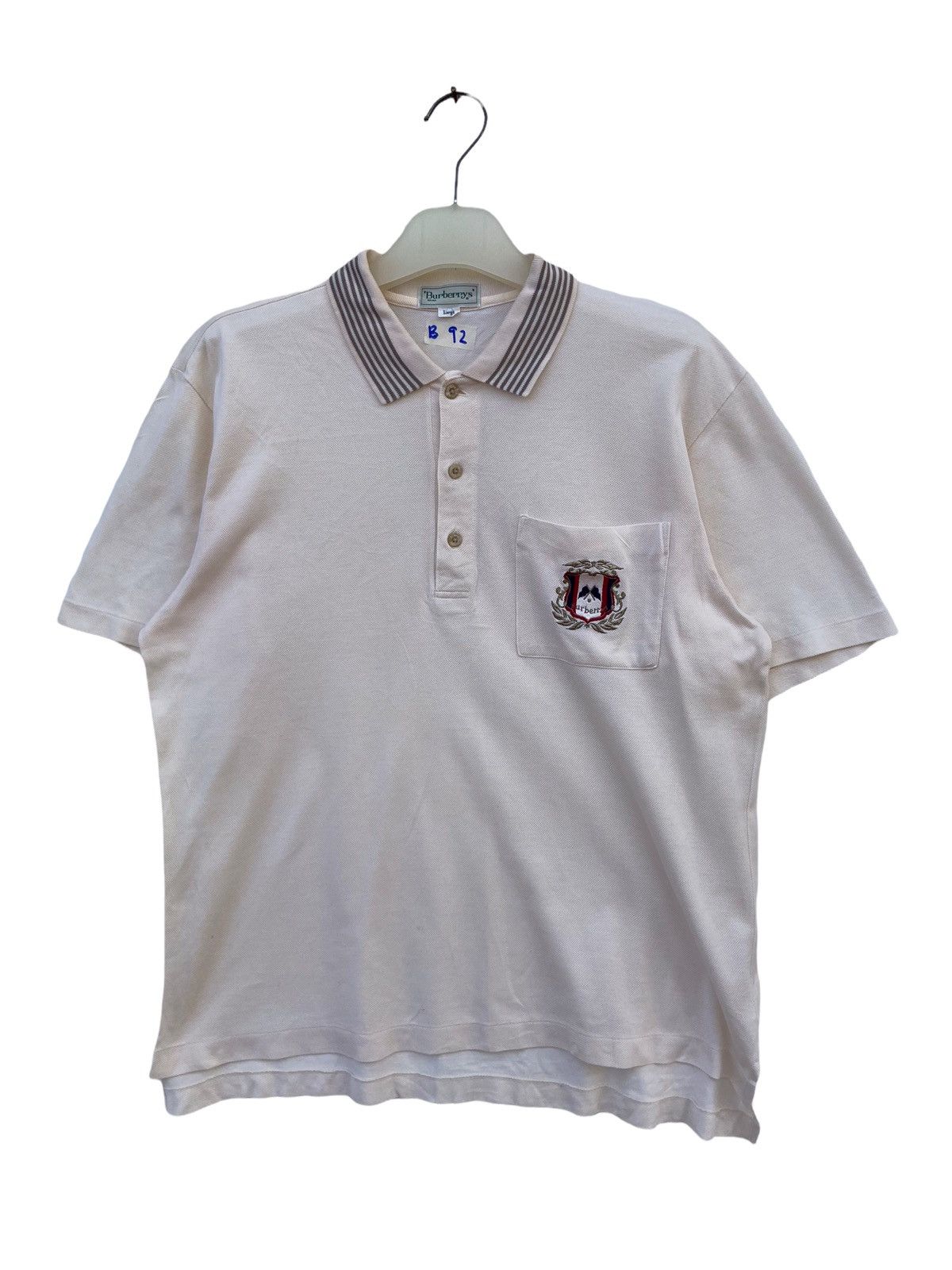 Burberry VINTAGE BURBERRY POLO TEES Size US L / EU 52-54 / 3 - 1 Thumbnail