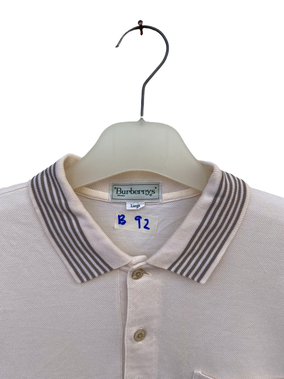 Burberry VINTAGE BURBERRY POLO TEES Size US L / EU 52-54 / 3 - 3 Thumbnail