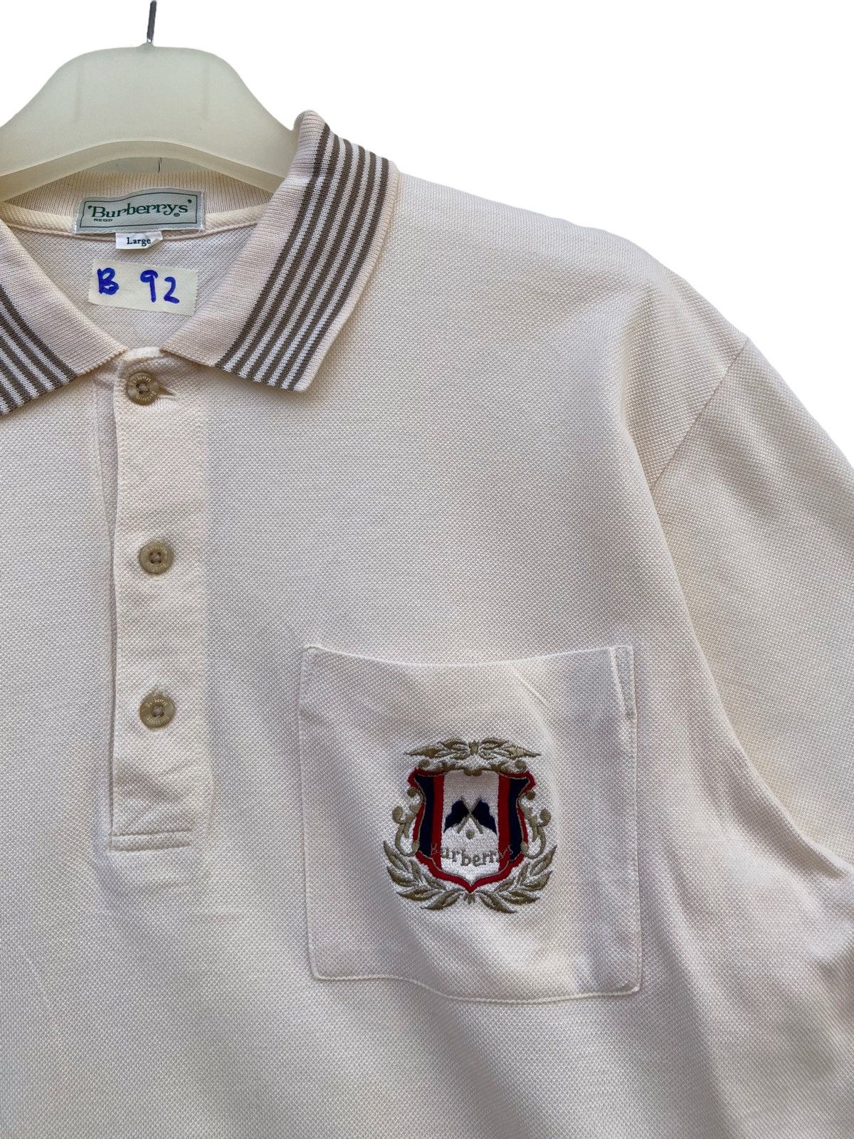 Burberry VINTAGE BURBERRY POLO TEES Size US L / EU 52-54 / 3 - 4 Thumbnail