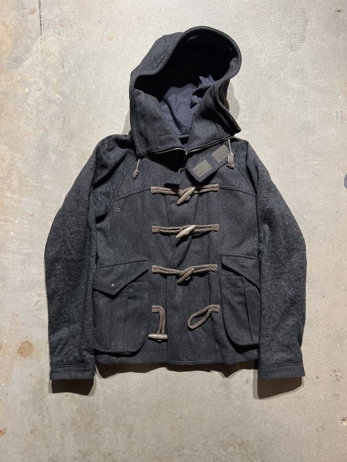 PPFM Wool Hooded Parka Jacket Size US S / EU 44-46 / 1 - 1 Thumbnail