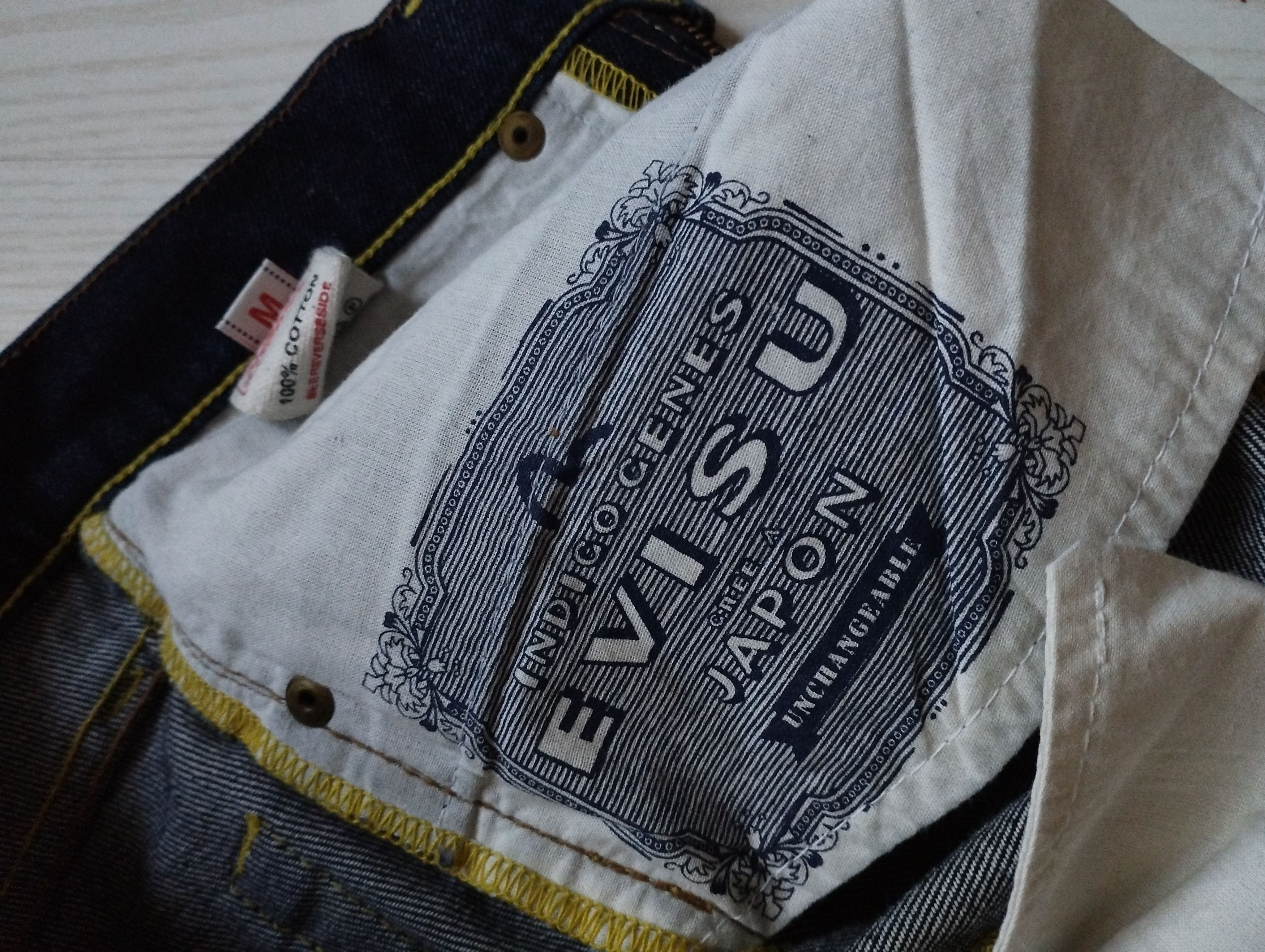 Evisu Vintage Evisu Women’s Denim Mini Skirt Size 27" / US 4 / IT 40 - 5 Thumbnail