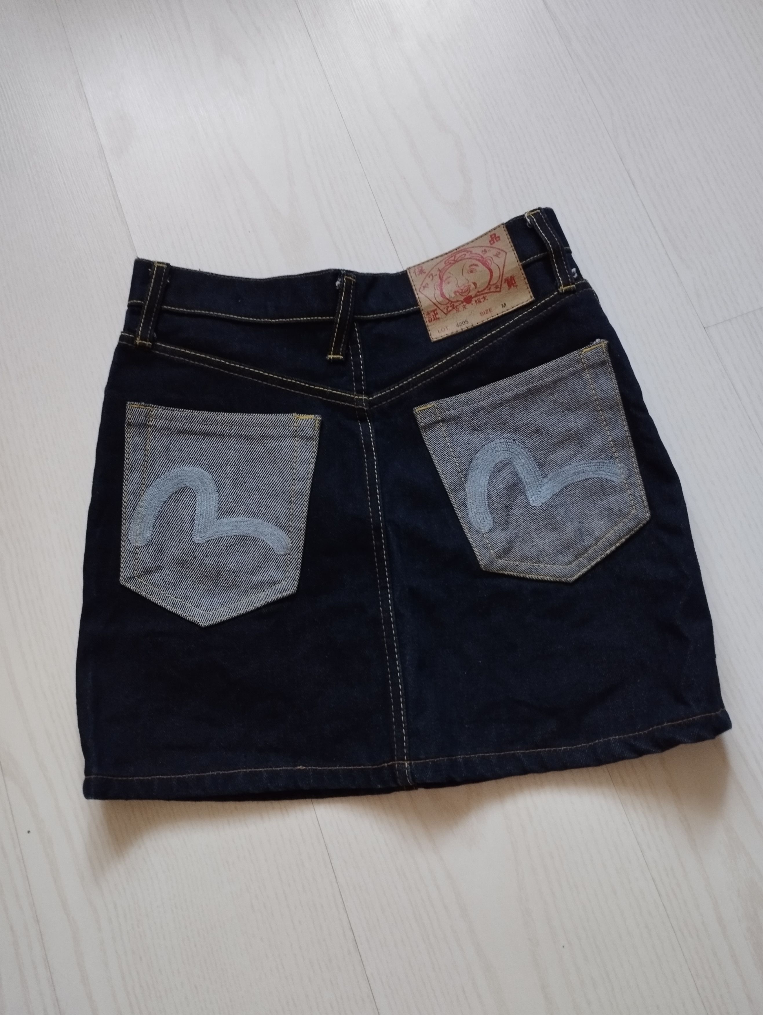 Evisu Vintage Evisu Women’s Denim Mini Skirt Size 27" / US 4 / IT 40 - 1 Thumbnail