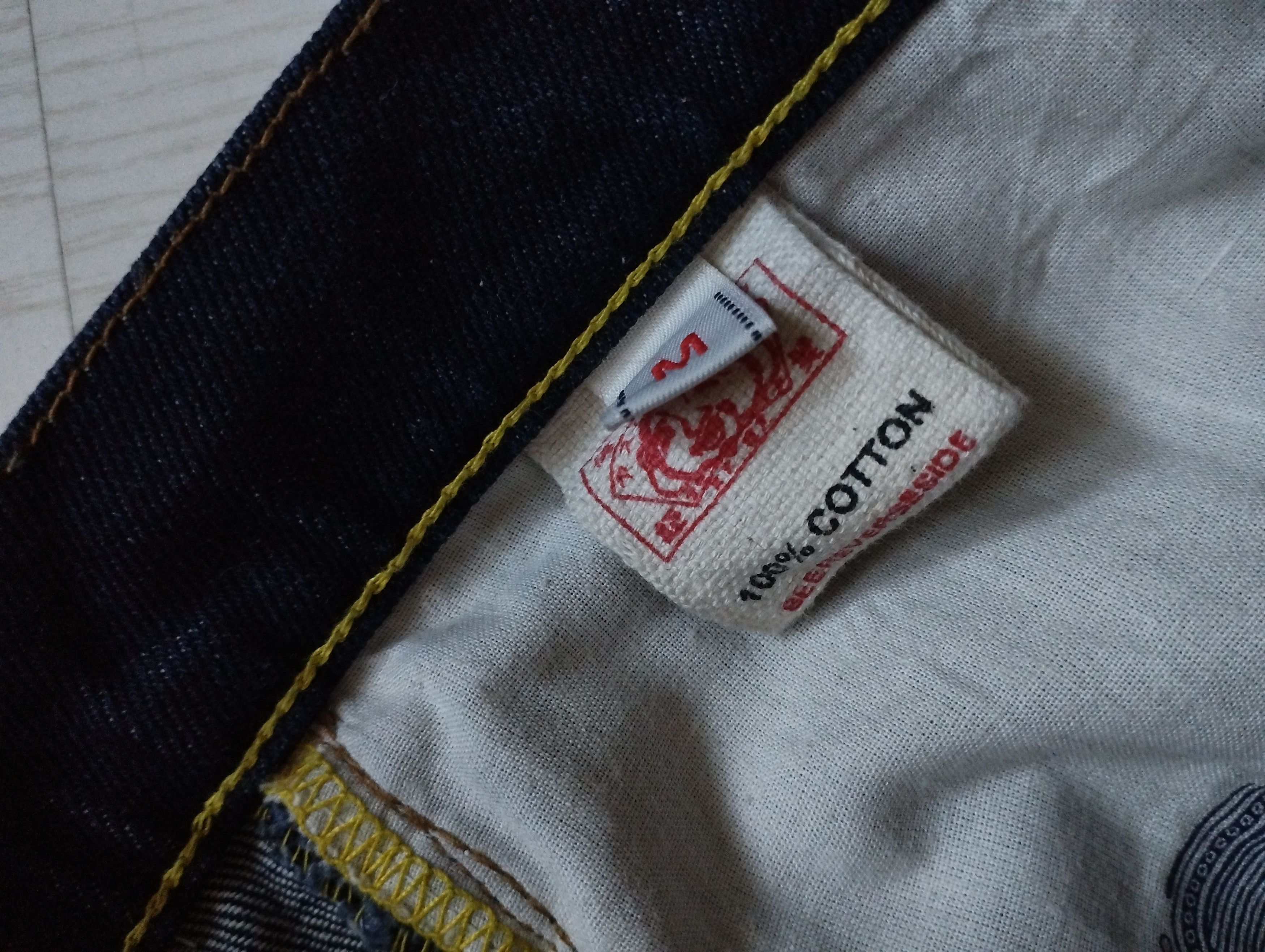 Evisu Vintage Evisu Women’s Denim Mini Skirt Size 27" / US 4 / IT 40 - 4 Thumbnail