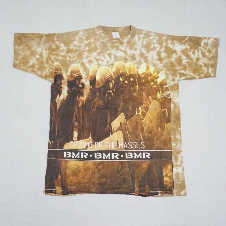Band Tees × Vintage 90's Bad Moon Rising "Opium For The Masses" T-Shirt Size US L / EU 52-54 / 3 - 1 Thumbnail