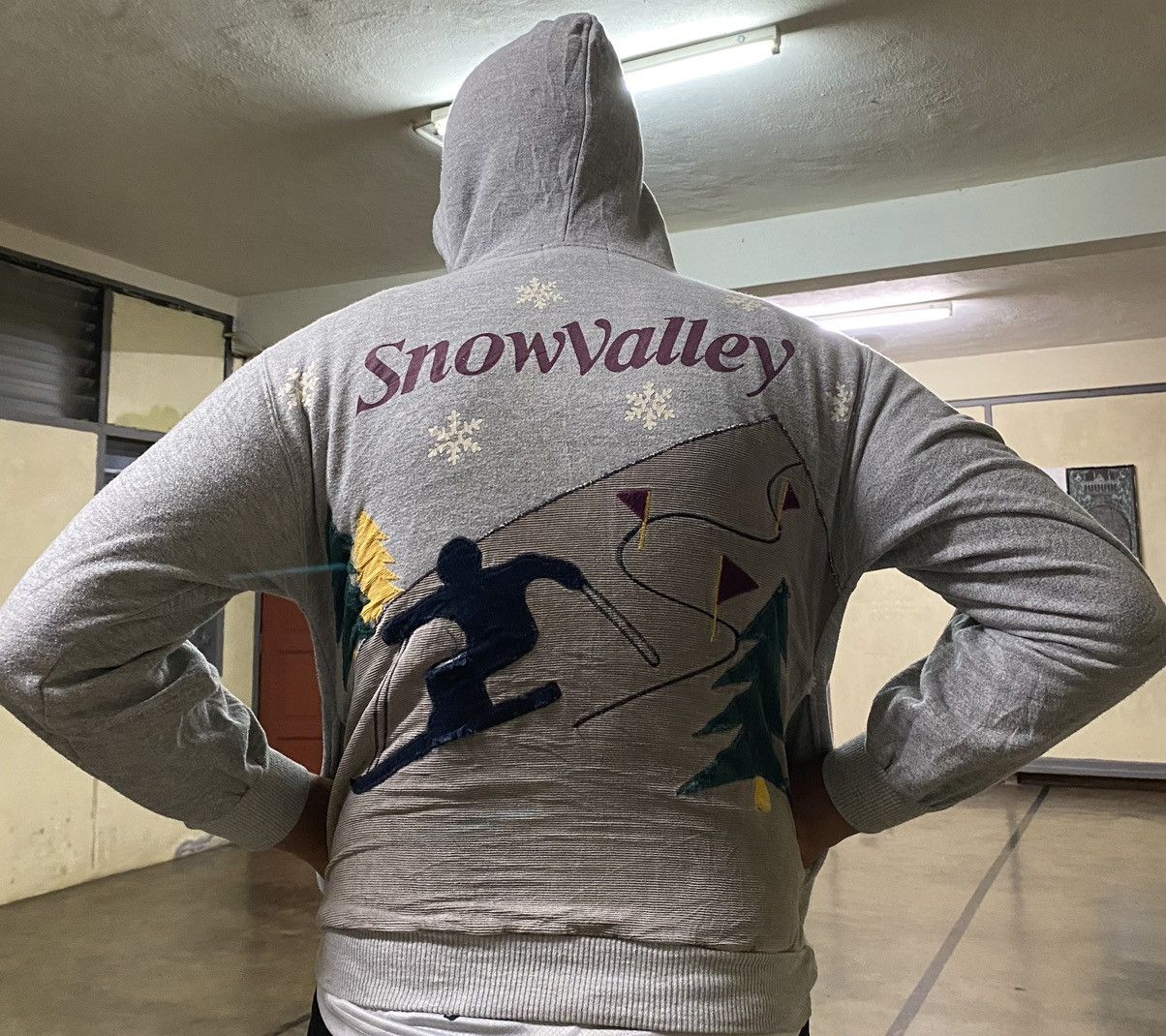 Vintage Vintage Flash Up Canada Ski Full Print With Patches Hoodie Size US L / EU 52-54 / 3 - 11 Thumbnail