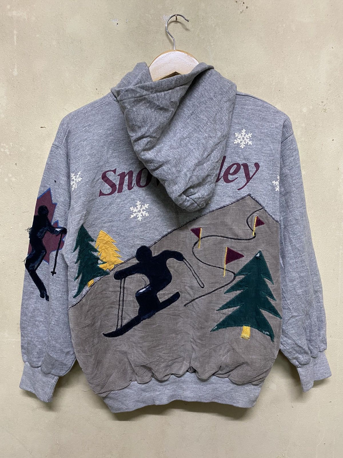 Vintage Vintage Flash Up Canada Ski Full Print With Patches Hoodie Size US L / EU 52-54 / 3 - 2 Thumbnail