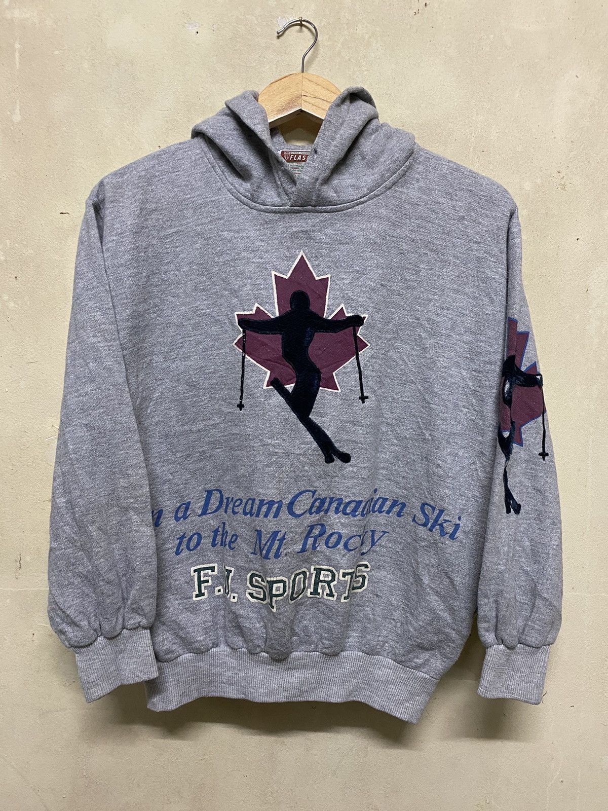 Vintage Vintage Flash Up Canada Ski Full Print With Patches Hoodie Size US L / EU 52-54 / 3 - 1 Thumbnail