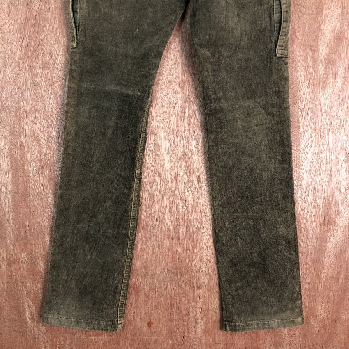 Japanese Brand DLL Back Number Brown Conduroy Multipocket Denim Pants #c223 Size US 26 / EU 42 - 9 Thumbnail