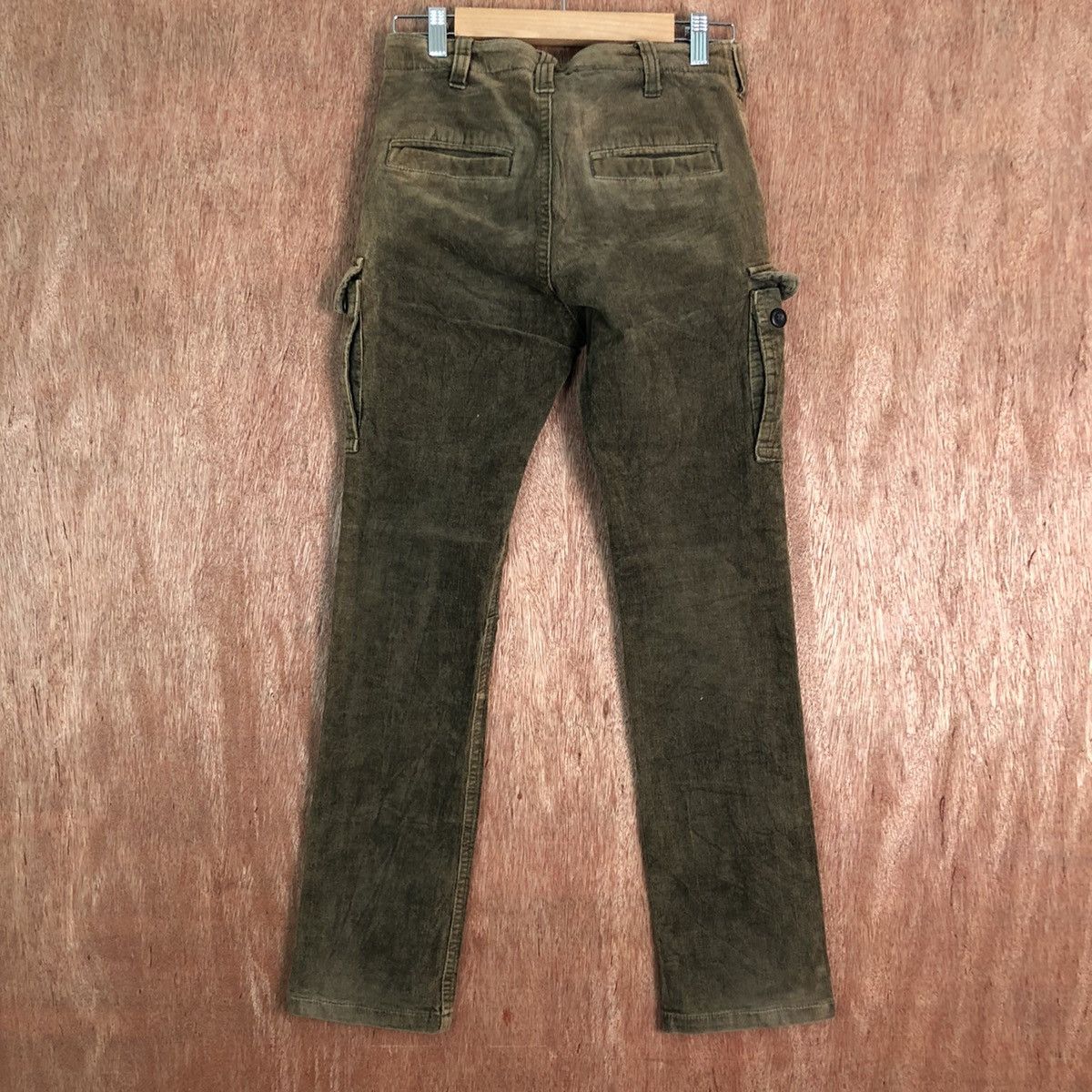 Japanese Brand DLL Back Number Brown Conduroy Multipocket Denim Pants #c223 Size US 26 / EU 42 - 7 Thumbnail