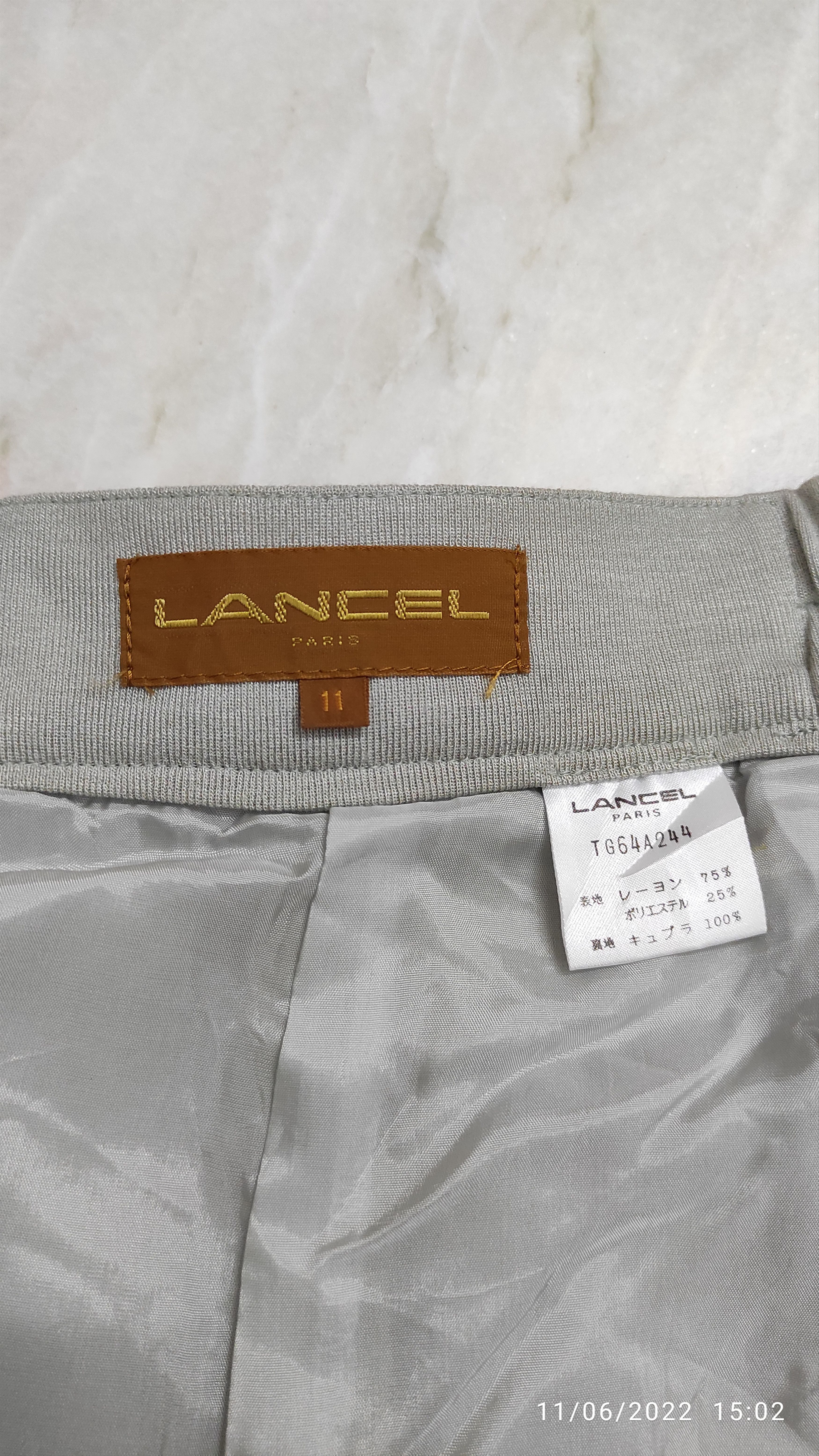 Lancel Archive LANCEL PARIS wide leg palazzo trousers Size 26" / US 2 / IT 38 - 3 Thumbnail