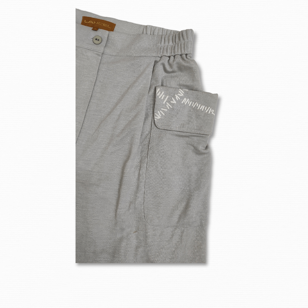 Lancel Archive LANCEL PARIS wide leg palazzo trousers Size 26" / US 2 / IT 38 - 14 Thumbnail