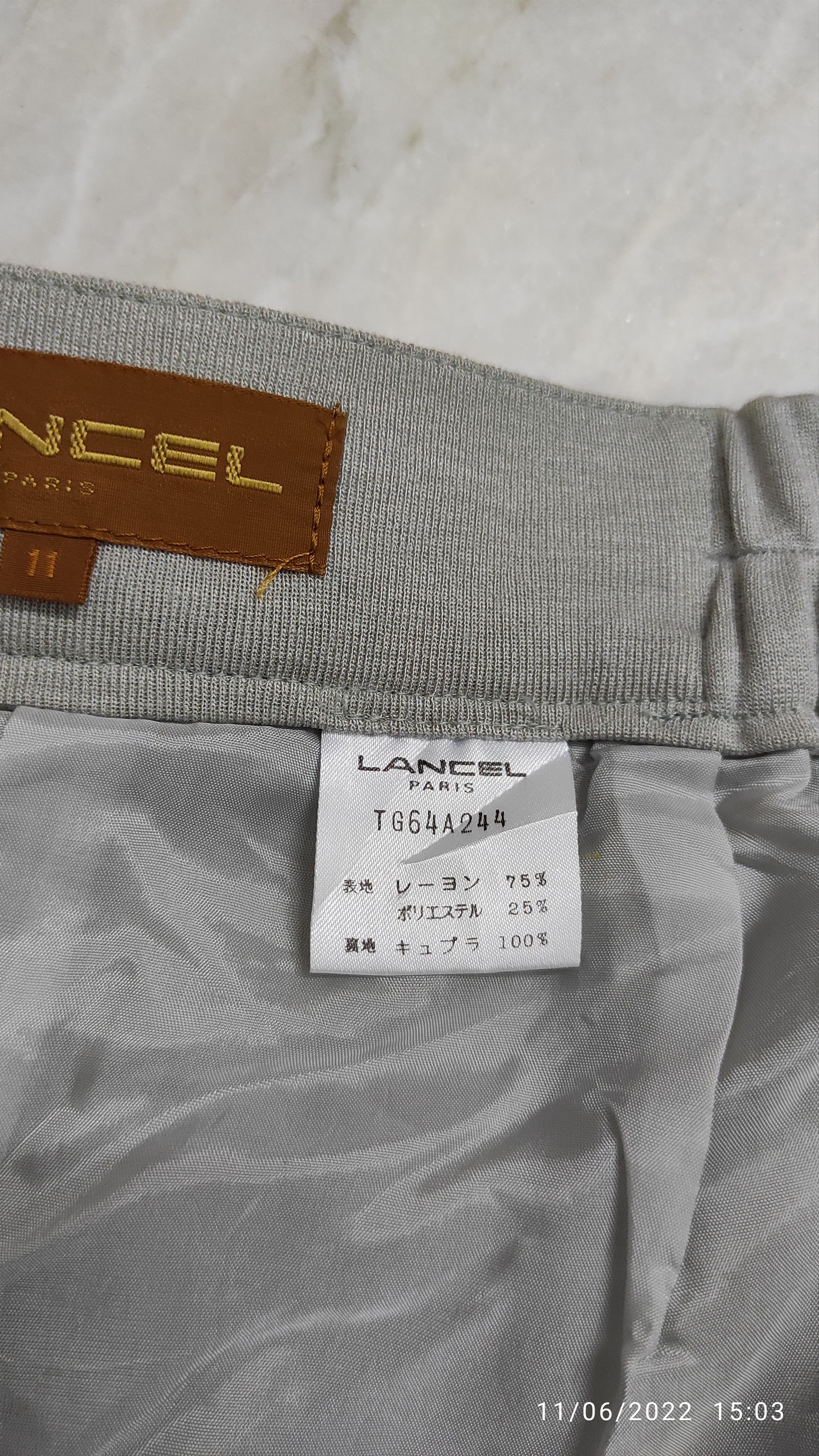 Lancel Archive LANCEL PARIS wide leg palazzo trousers Size 26" / US 2 / IT 38 - 4 Thumbnail