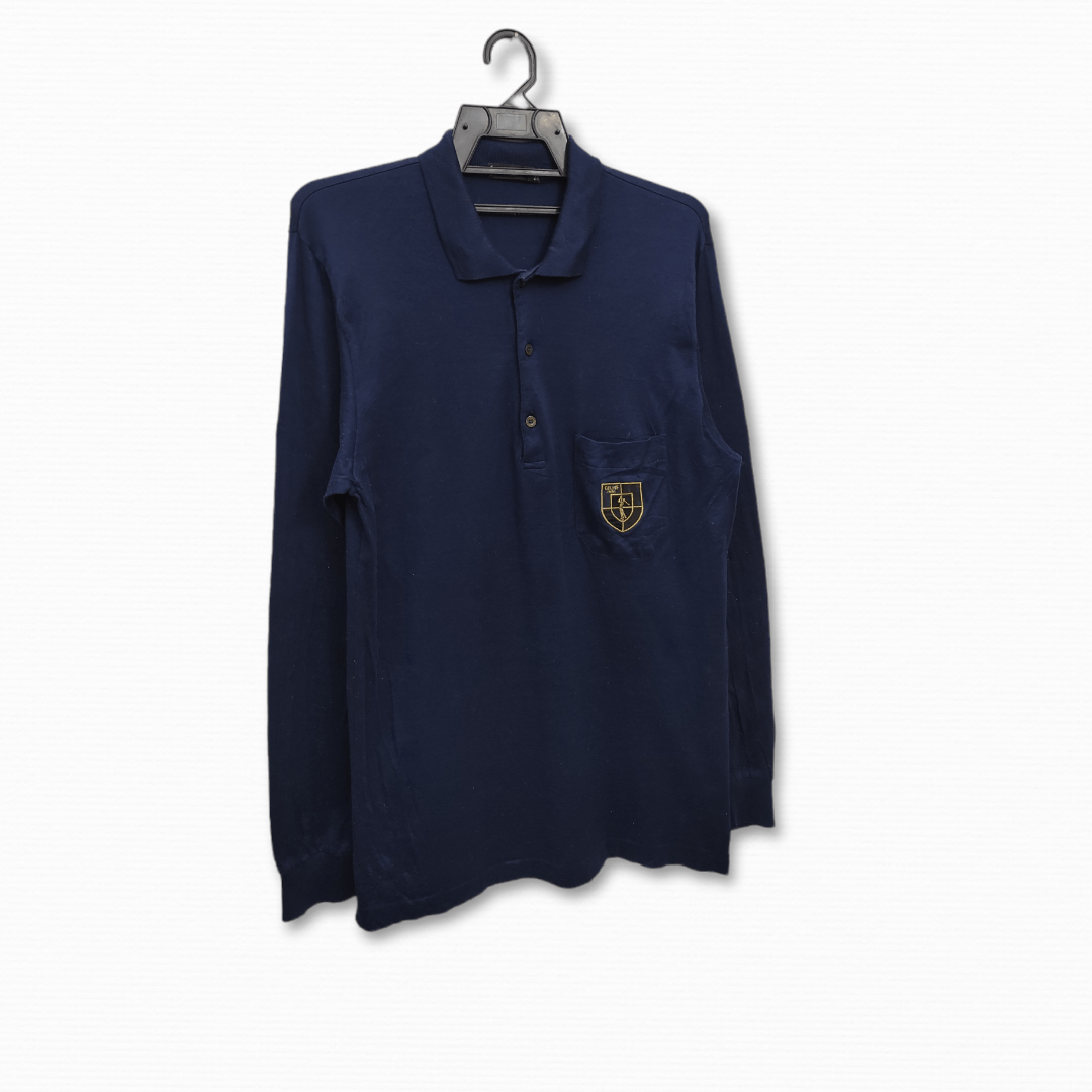 Celine Archive CELINE PARIS EMBROIDERED LOGO'S LONG SLEEVE Button Size US M / EU 48-50 / 2 - 8 Thumbnail