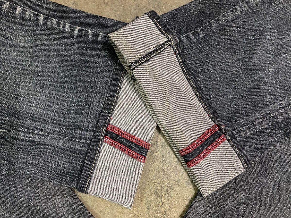 Michel Klein Michel Klein THRASHED Bush Patch Pocket Denim Pants Size US 38 / EU 54 - 13 Thumbnail
