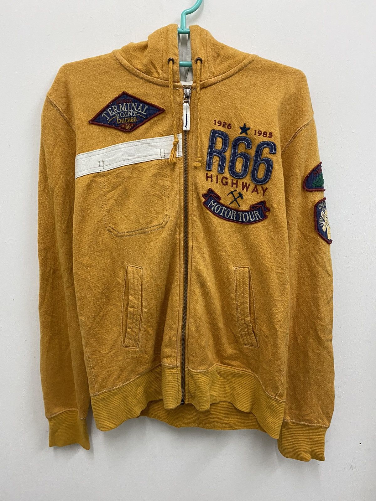 Avirex Avirex Terminal Point Chicago Zip Up Hoodie Motor Tour Size US M / EU 48-50 / 2 - 1 Thumbnail