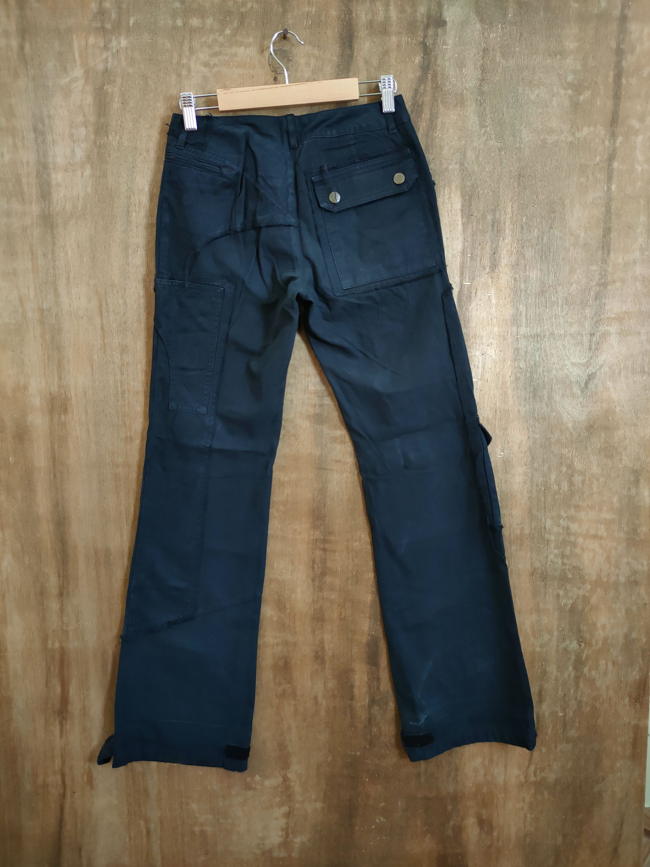 Japanese Brand DLL Masculo japan patch distressed cargo pants #46-364DLL Size US 26 / EU 42 - 7 Thumbnail