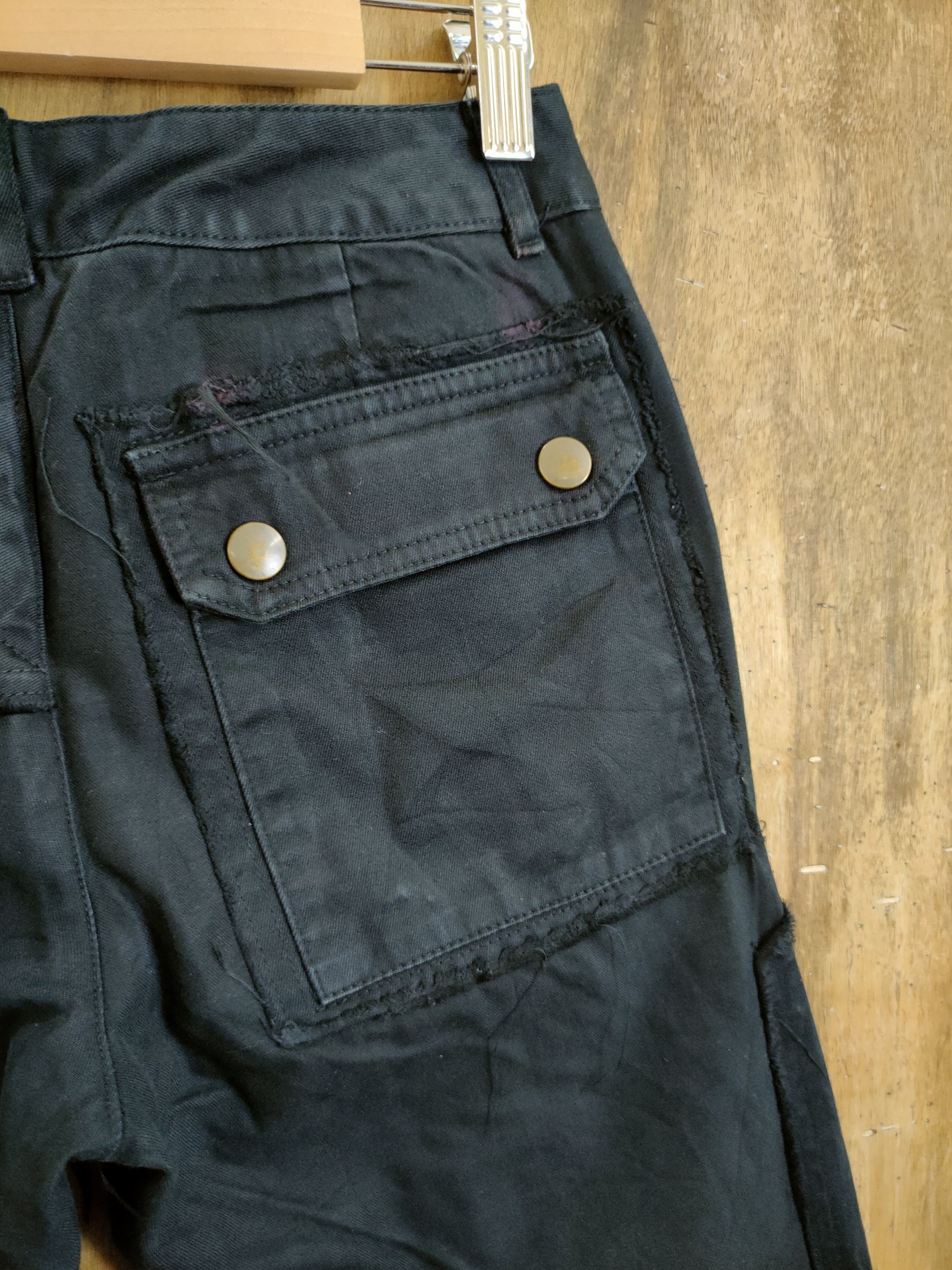 Japanese Brand DLL Masculo japan patch distressed cargo pants #46-364DLL Size US 26 / EU 42 - 11 Thumbnail