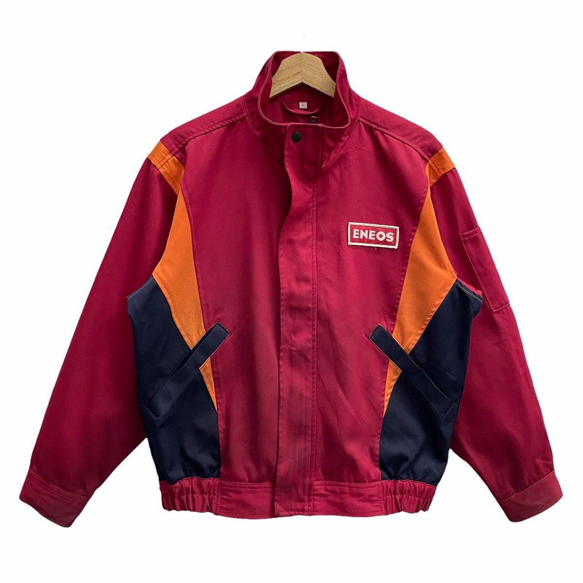 Hein Gericke 💥ENEOS SPELLOUT x INITIAL D RED JACKET Size US L / EU 52-54 / 3 - 2 Thumbnail